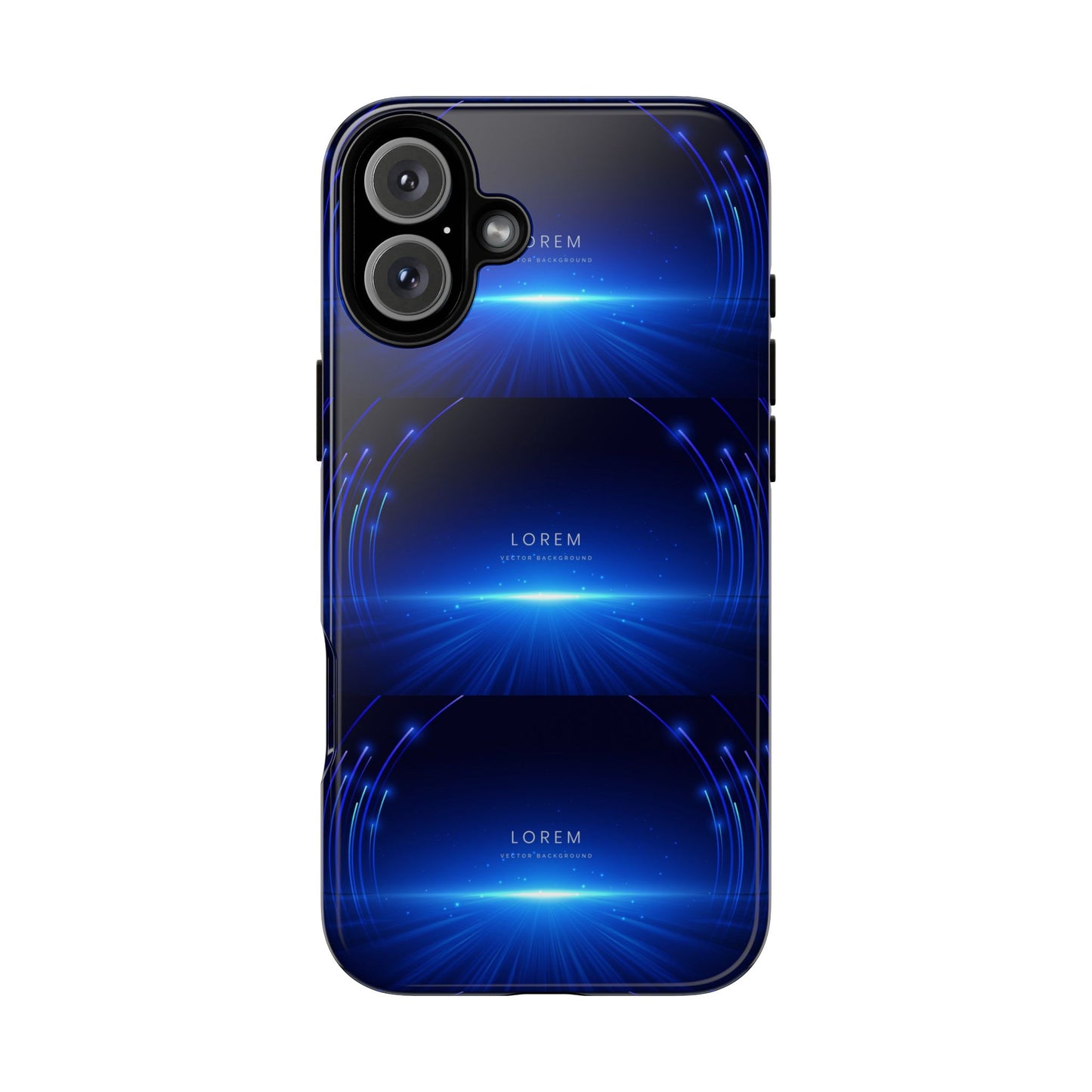 Tough Cases: Blue Lightwave Phone Case, Stylish Mobile Cover, Durable Protective Case, Gift for Tech Lovers, Trendy Gadget Accessory