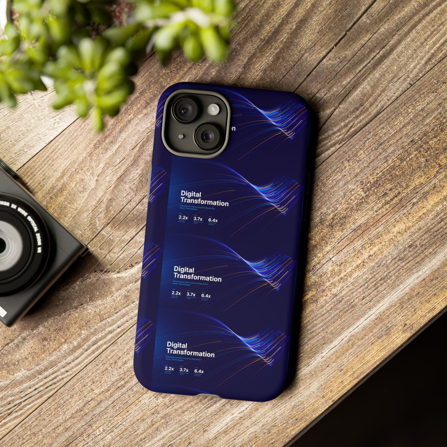 Digital Transformation Phone Case, Tough Cases for Modern Tech, Gifts for Digital Nomads, Unique Designs for Gadget Lovers, Custom [...]