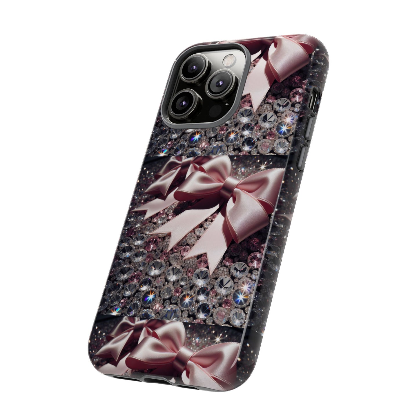 Sparkling Glam Phone Case, Tough Cases, Gift for Her, Stylish Cell Phone Accessories, Blinged Out Designs, Holiday Gifts