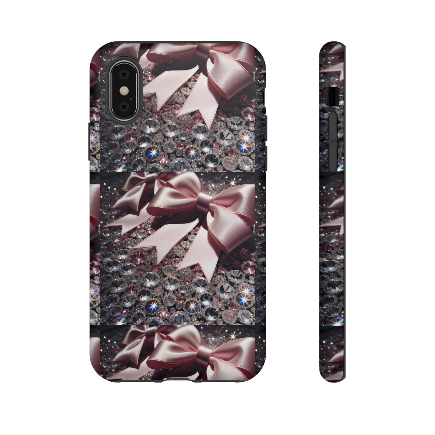 Sparkling Glam Phone Case, Tough Cases, Gift for Her, Stylish Cell Phone Accessories, Blinged Out Designs, Holiday Gifts