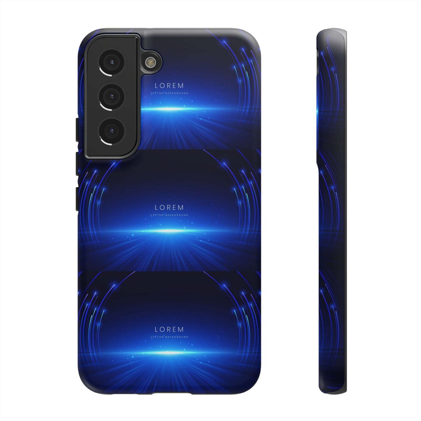 Tough Cases: Blue Lightwave Phone Case, Stylish Mobile Cover, Durable Protective Case, Gift for Tech Lovers, Trendy Gadget Accessory
