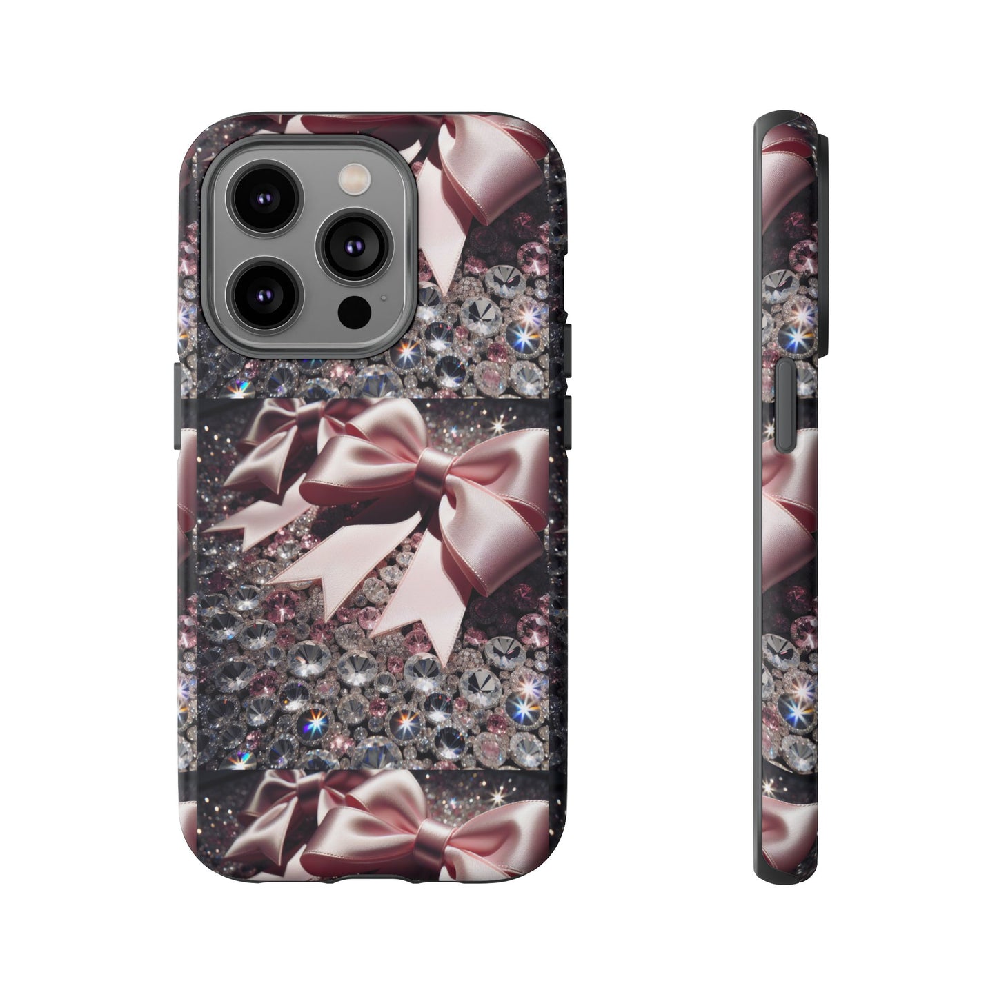 Sparkling Glam Phone Case, Tough Cases, Gift for Her, Stylish Cell Phone Accessories, Blinged Out Designs, Holiday Gifts