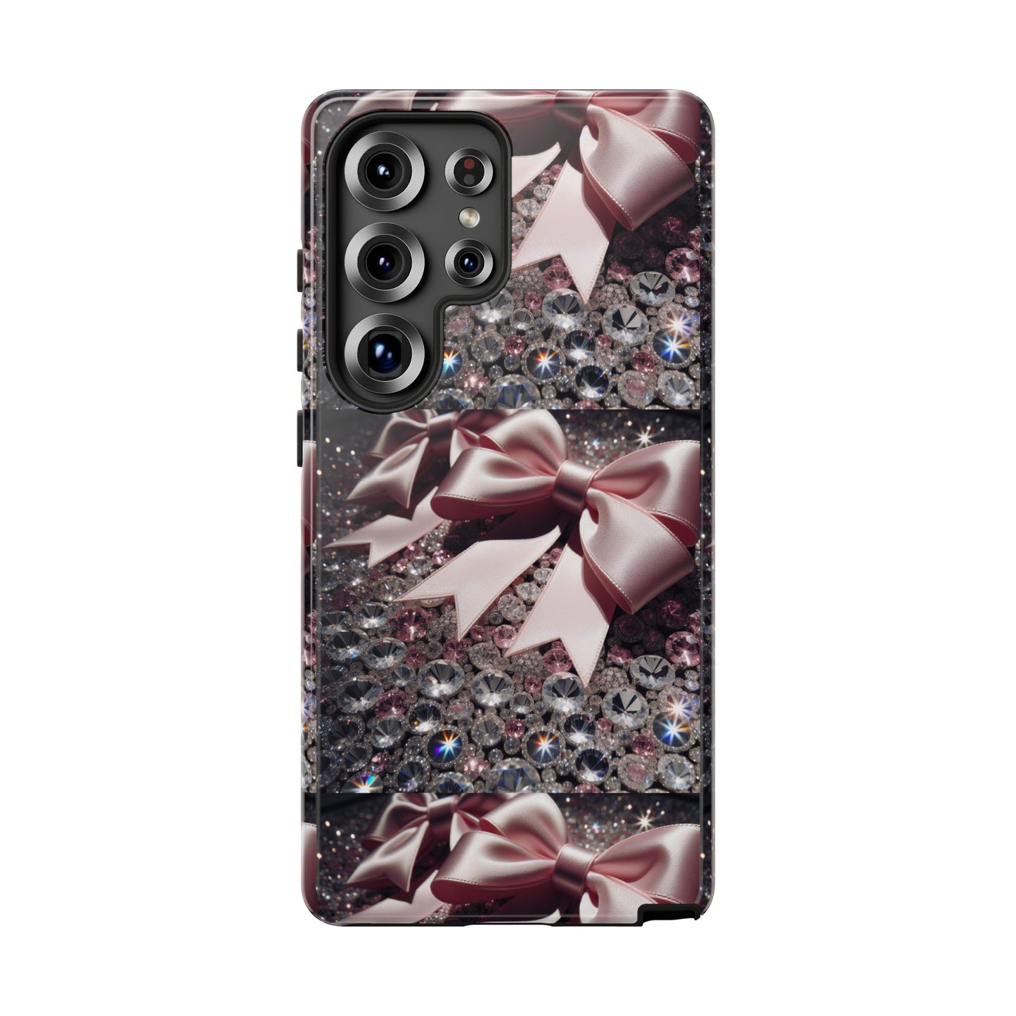 Sparkling Glam Phone Case, Tough Cases, Gift for Her, Stylish Cell Phone Accessories, Blinged Out Designs, Holiday Gifts