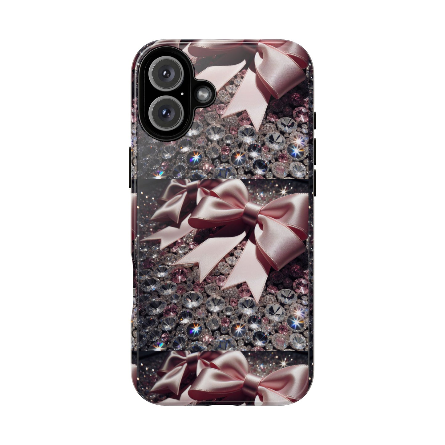 Sparkling Glam Phone Case, Tough Cases, Gift for Her, Stylish Cell Phone Accessories, Blinged Out Designs, Holiday Gifts