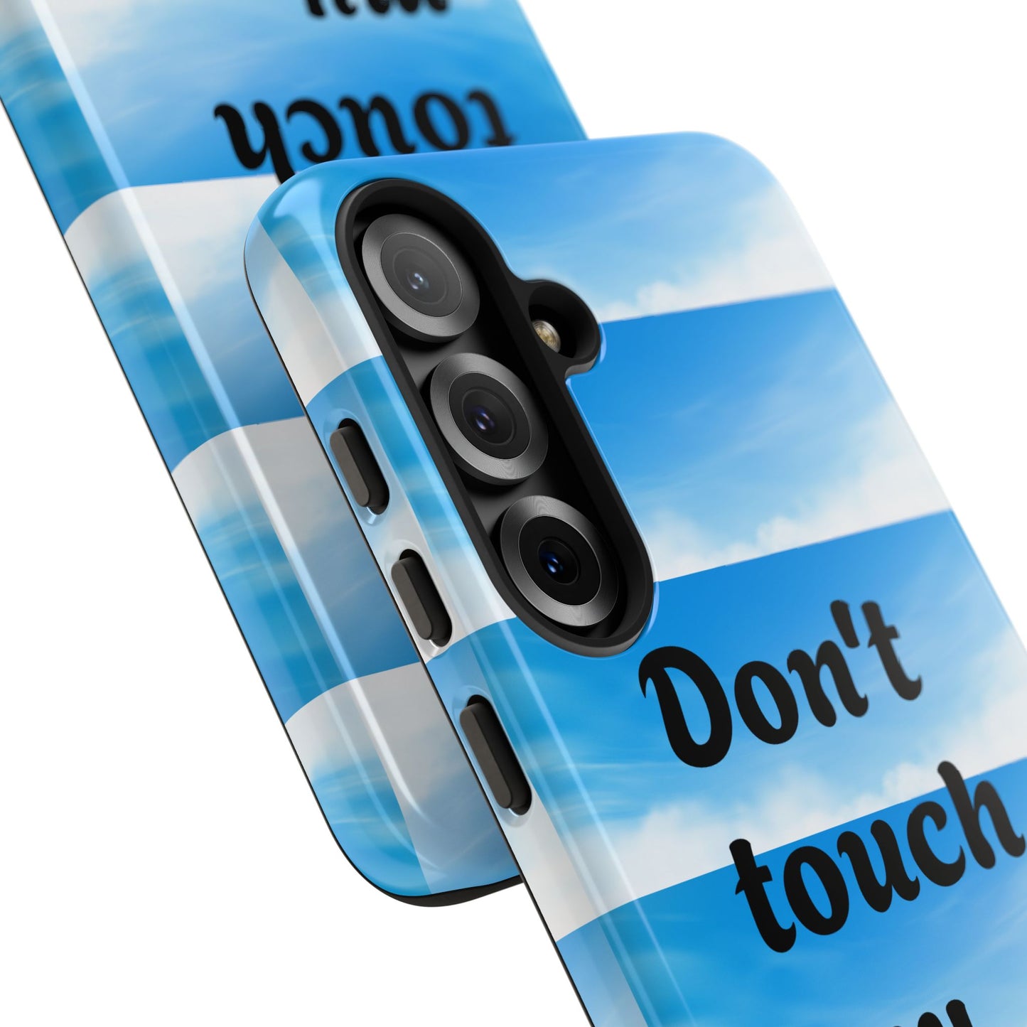 Phone Case, Quirky Phone Cover, Don't Touch My Phone Case, Gift for Teens, Trendy Accessory, Unique Phone Protection