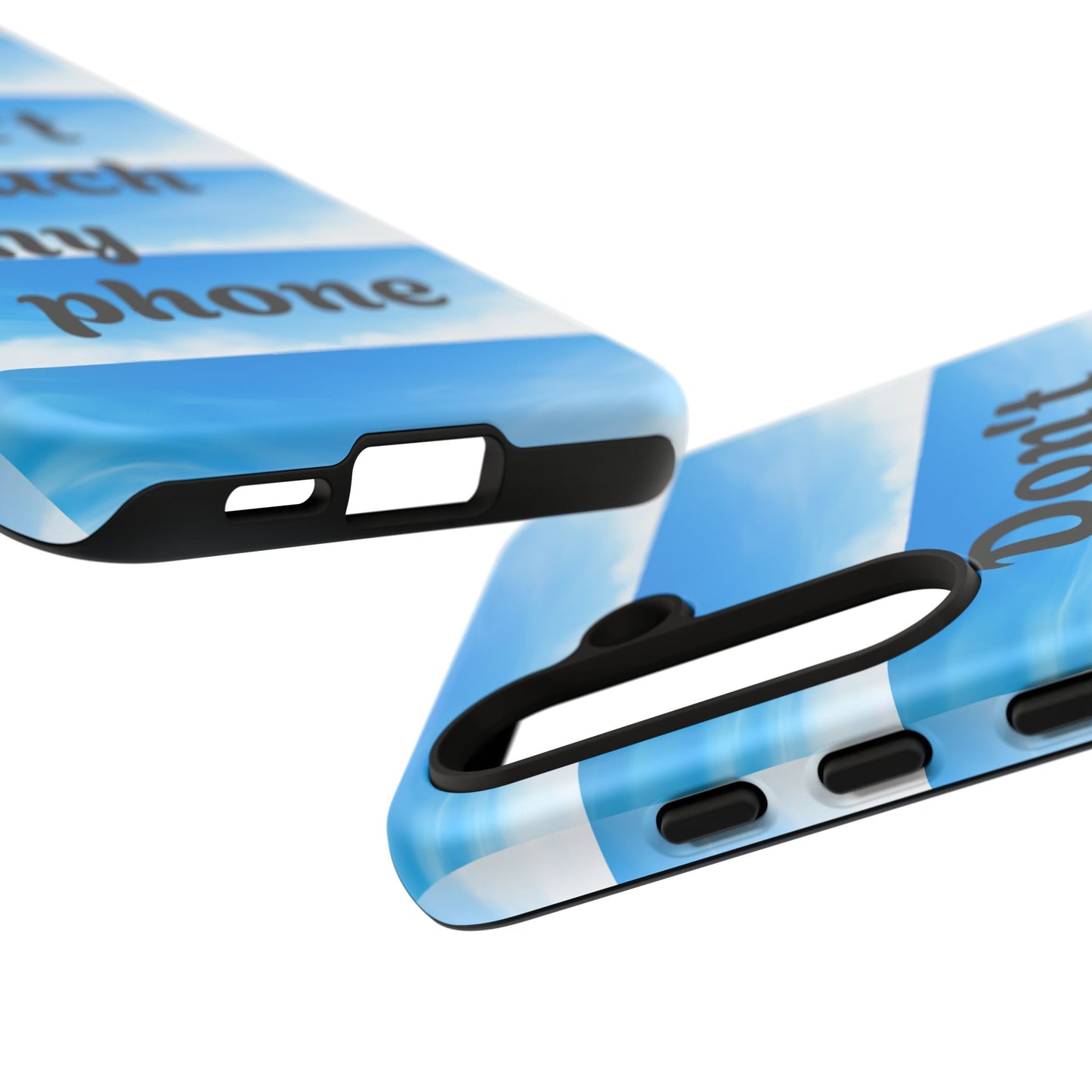 Phone Case, Quirky Phone Cover, Don't Touch My Phone Case, Gift for Teens, Trendy Accessory, Unique Phone Protection