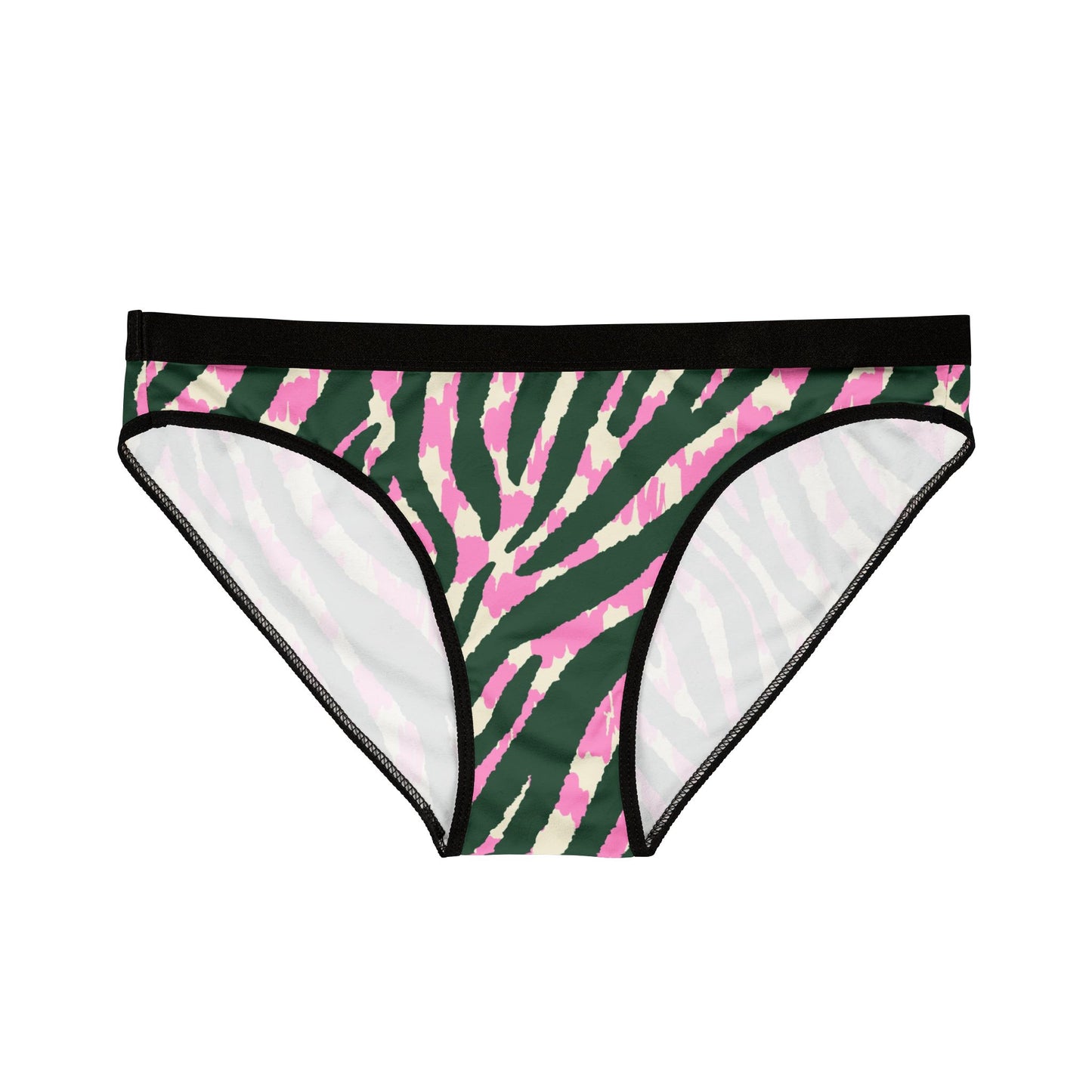 Funky Zebra Print Women's Underwear, Cute Cheeky Panties, Eco-Friendly Lingerie, Gifts for Her, Animal Print Intimates