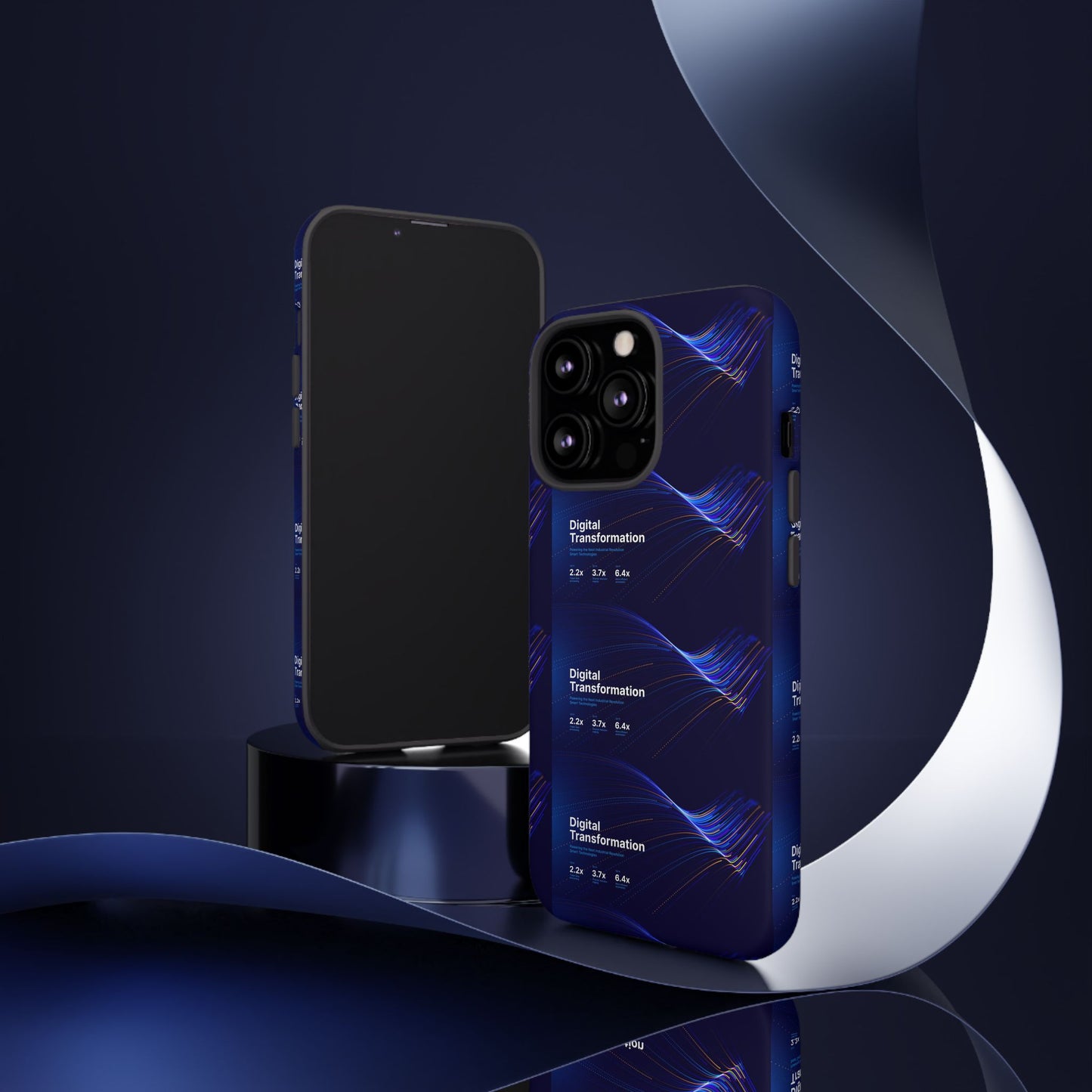 Digital Transformation Phone Case, Tough Cases for Modern Tech, Gifts for Digital Nomads, Unique Designs for Gadget Lovers, Custom [...]