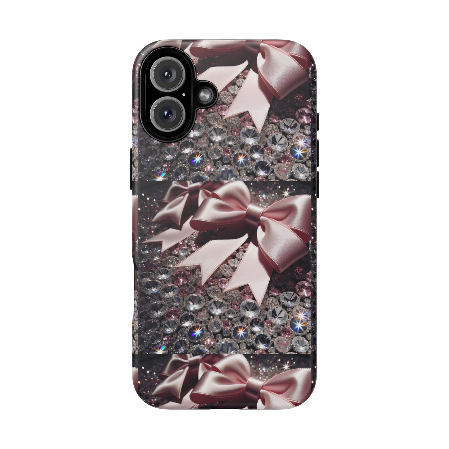 Sparkling Glam Phone Case, Tough Cases, Gift for Her, Stylish Cell Phone Accessories, Blinged Out Designs, Holiday Gifts