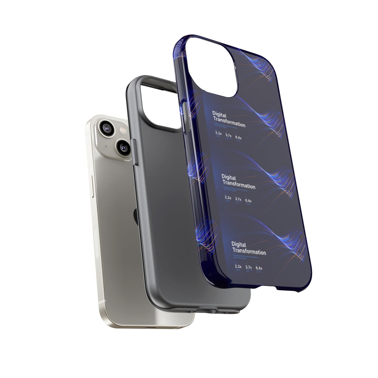 Digital Transformation Phone Case, Tough Cases for Modern Tech, Gifts for Digital Nomads, Unique Designs for Gadget Lovers, Custom [...]