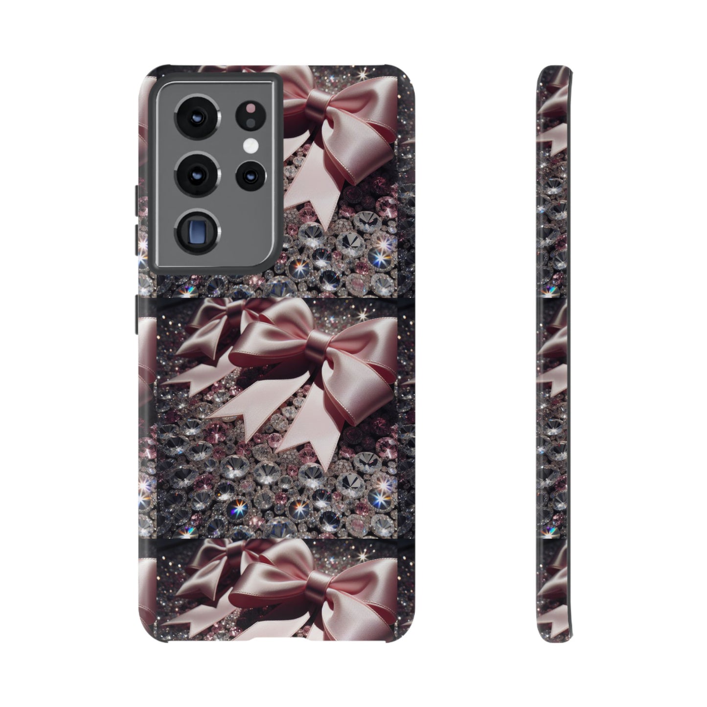 Sparkling Glam Phone Case, Tough Cases, Gift for Her, Stylish Cell Phone Accessories, Blinged Out Designs, Holiday Gifts