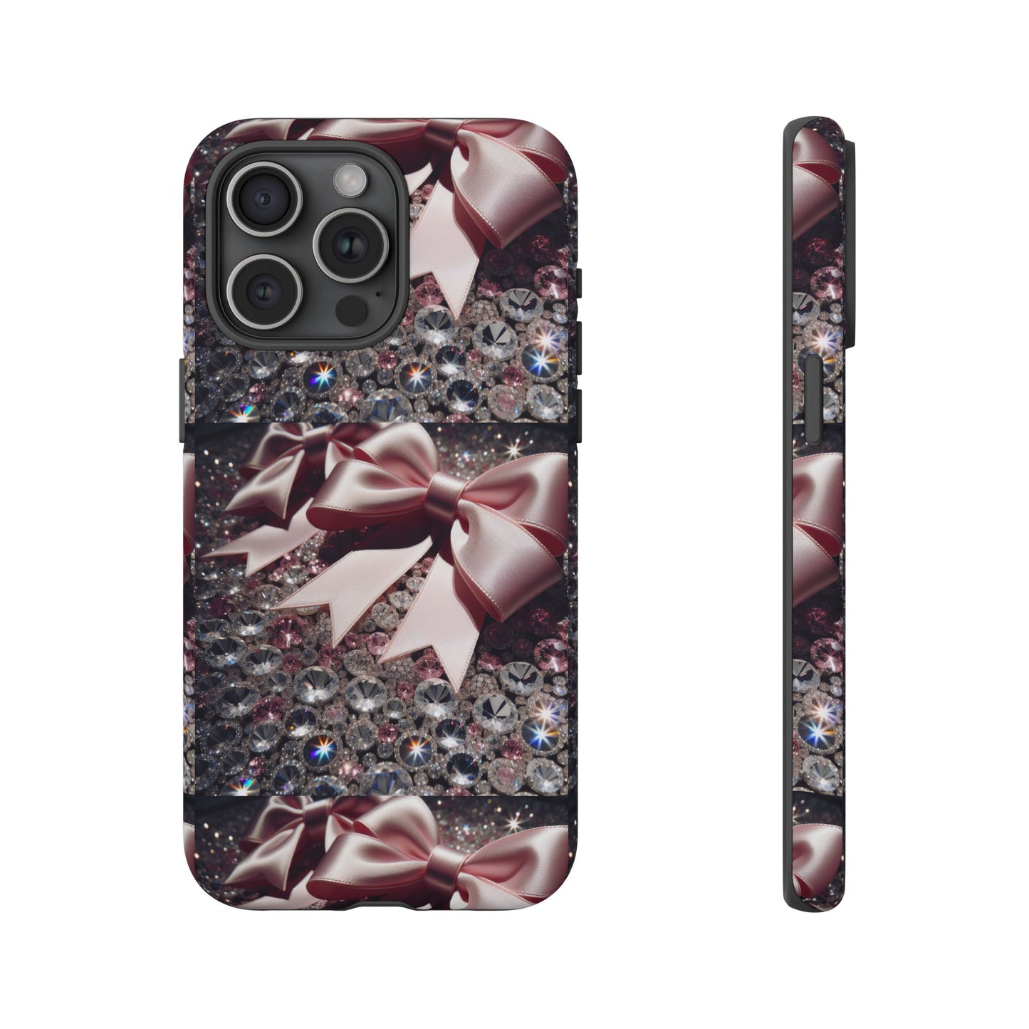 Sparkling Glam Phone Case, Tough Cases, Gift for Her, Stylish Cell Phone Accessories, Blinged Out Designs, Holiday Gifts