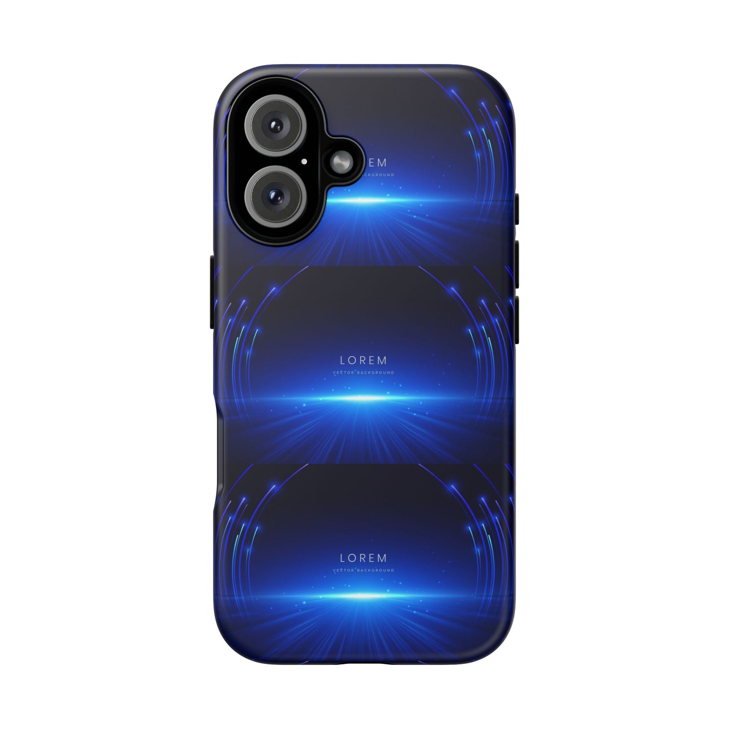 Tough Cases: Blue Lightwave Phone Case, Stylish Mobile Cover, Durable Protective Case, Gift for Tech Lovers, Trendy Gadget Accessory