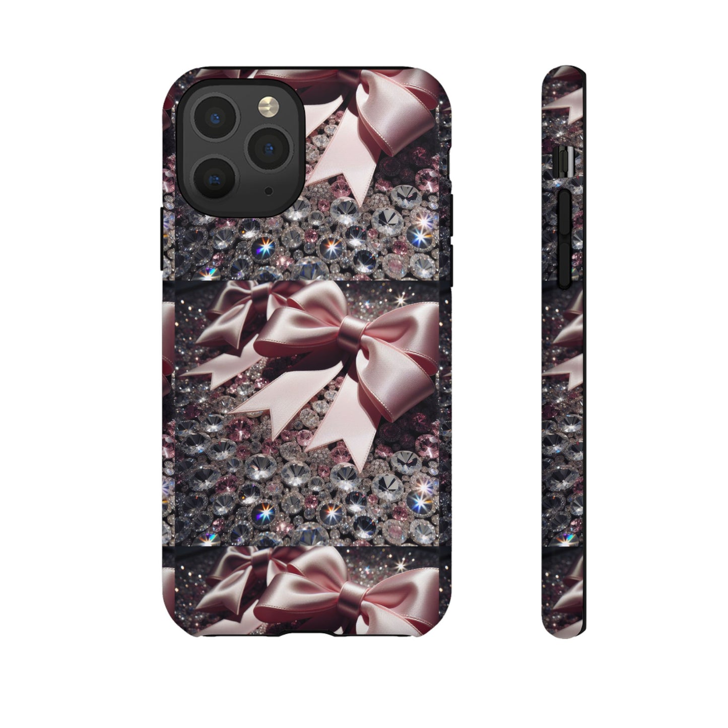 Sparkling Glam Phone Case, Tough Cases, Gift for Her, Stylish Cell Phone Accessories, Blinged Out Designs, Holiday Gifts