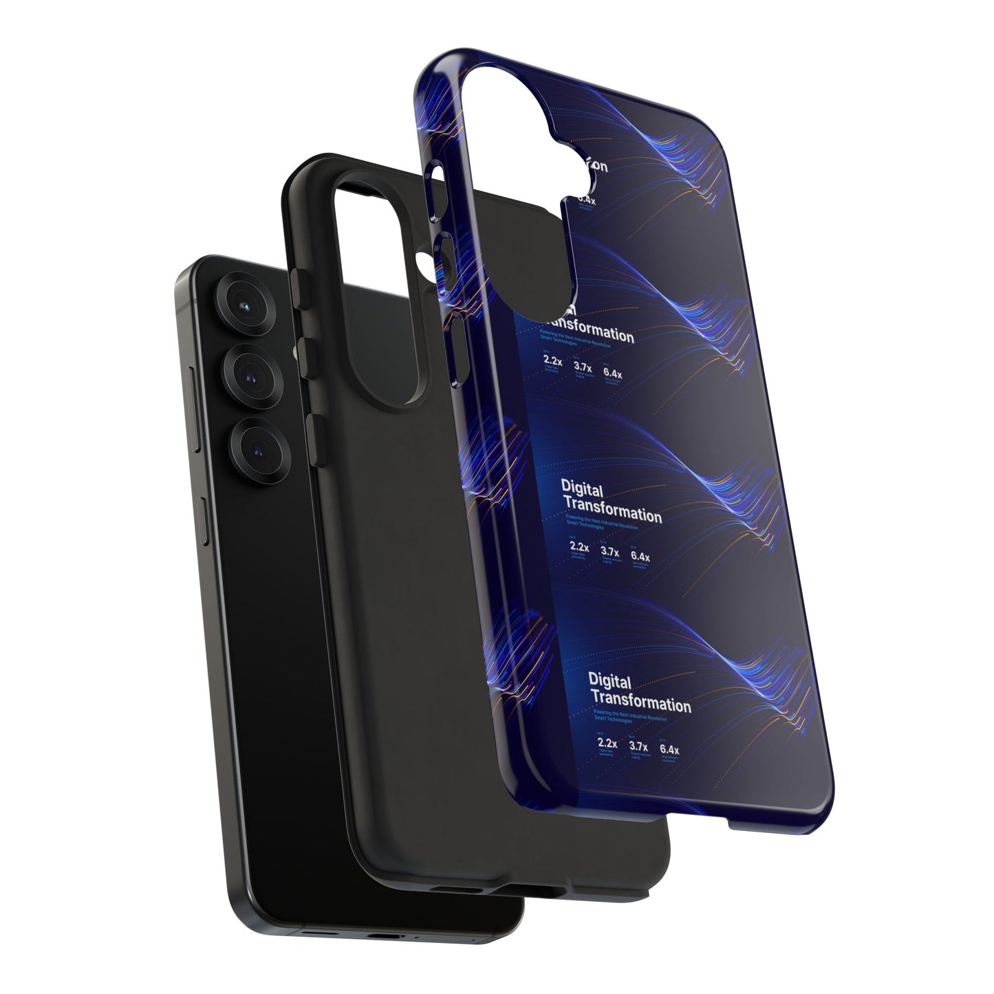 Digital Transformation Phone Case, Tough Cases for Modern Tech, Gifts for Digital Nomads, Unique Designs for Gadget Lovers, Custom [...]