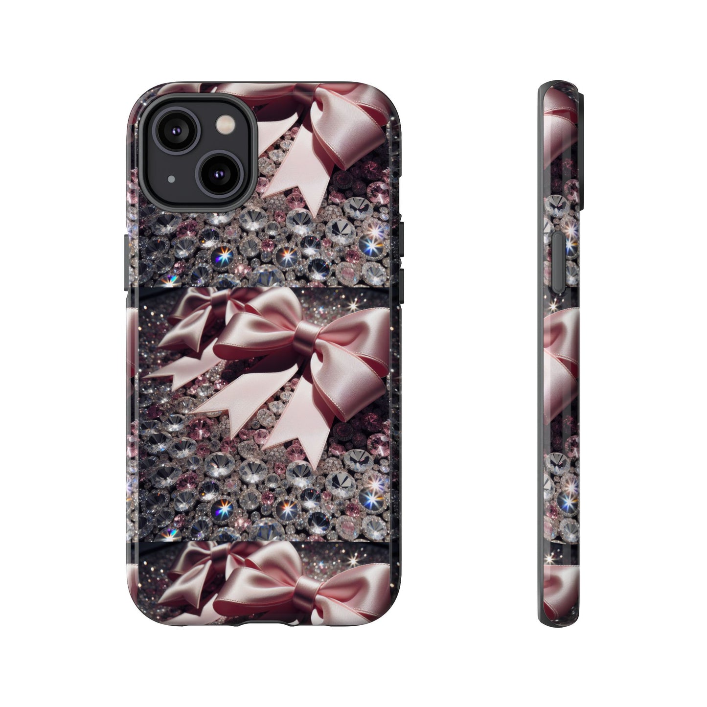 Sparkling Glam Phone Case, Tough Cases, Gift for Her, Stylish Cell Phone Accessories, Blinged Out Designs, Holiday Gifts