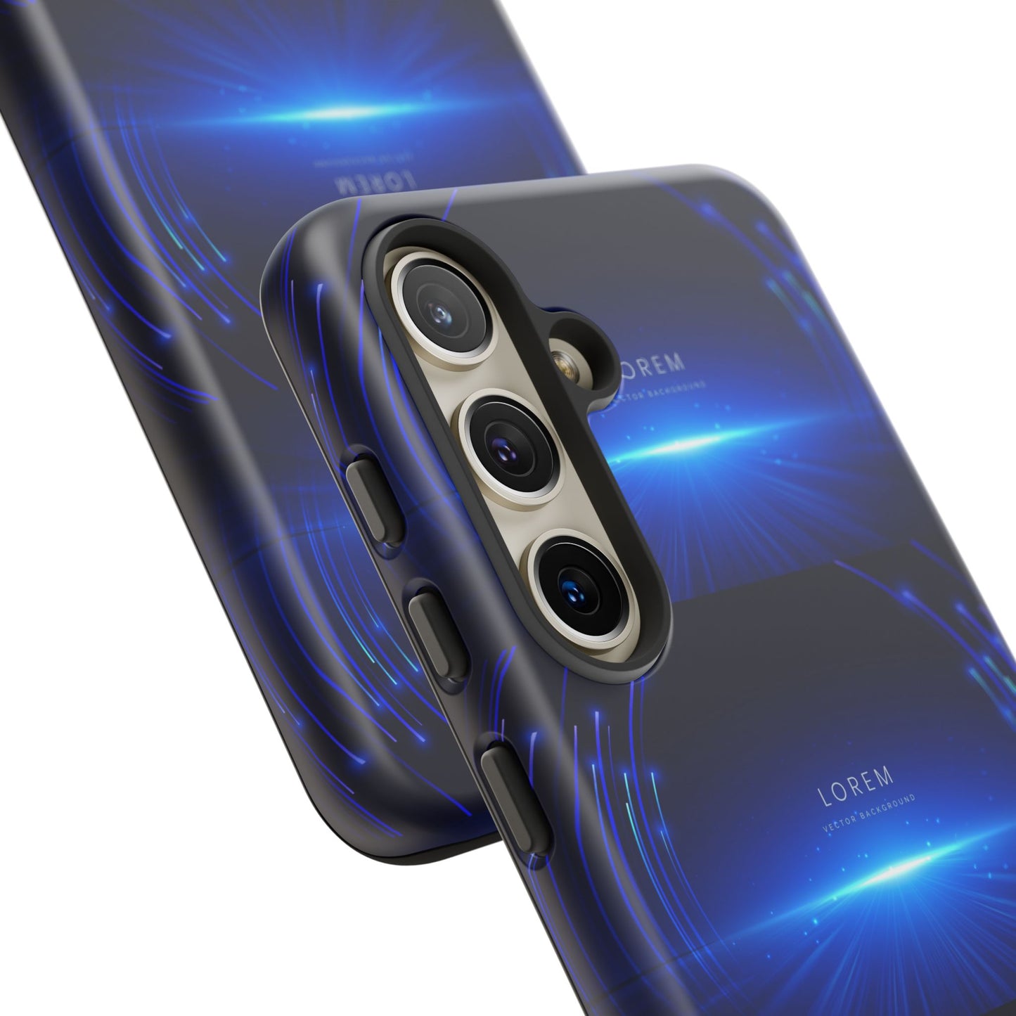 Tough Cases: Blue Lightwave Phone Case, Stylish Mobile Cover, Durable Protective Case, Gift for Tech Lovers, Trendy Gadget Accessory