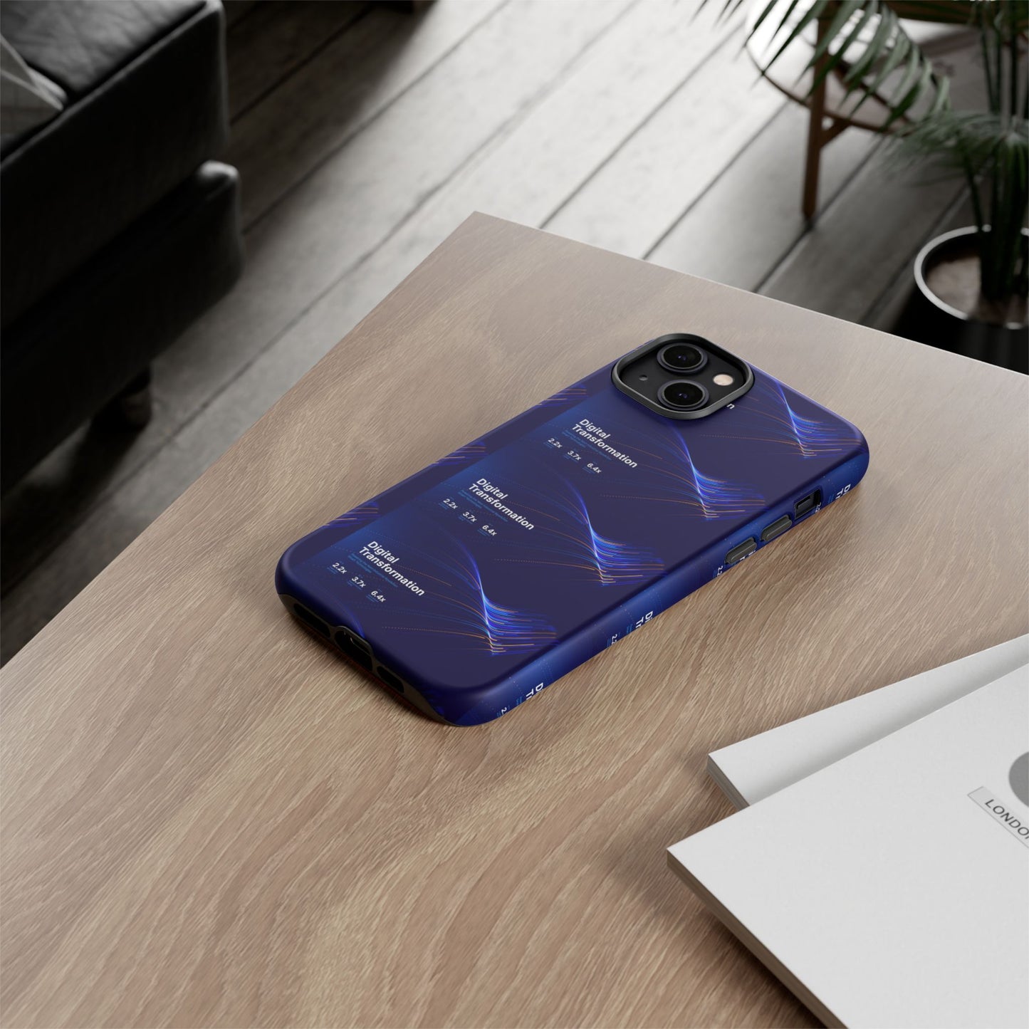 Digital Transformation Phone Case, Tough Cases for Modern Tech, Gifts for Digital Nomads, Unique Designs for Gadget Lovers, Custom [...]