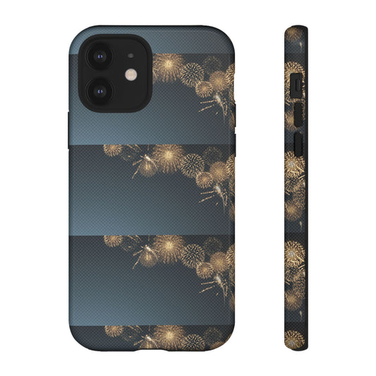 Elegant Fireworks Phone Case, Tough Phone Cover, Holiday Gift, Customizable Case, Premium Protection, Unique Design