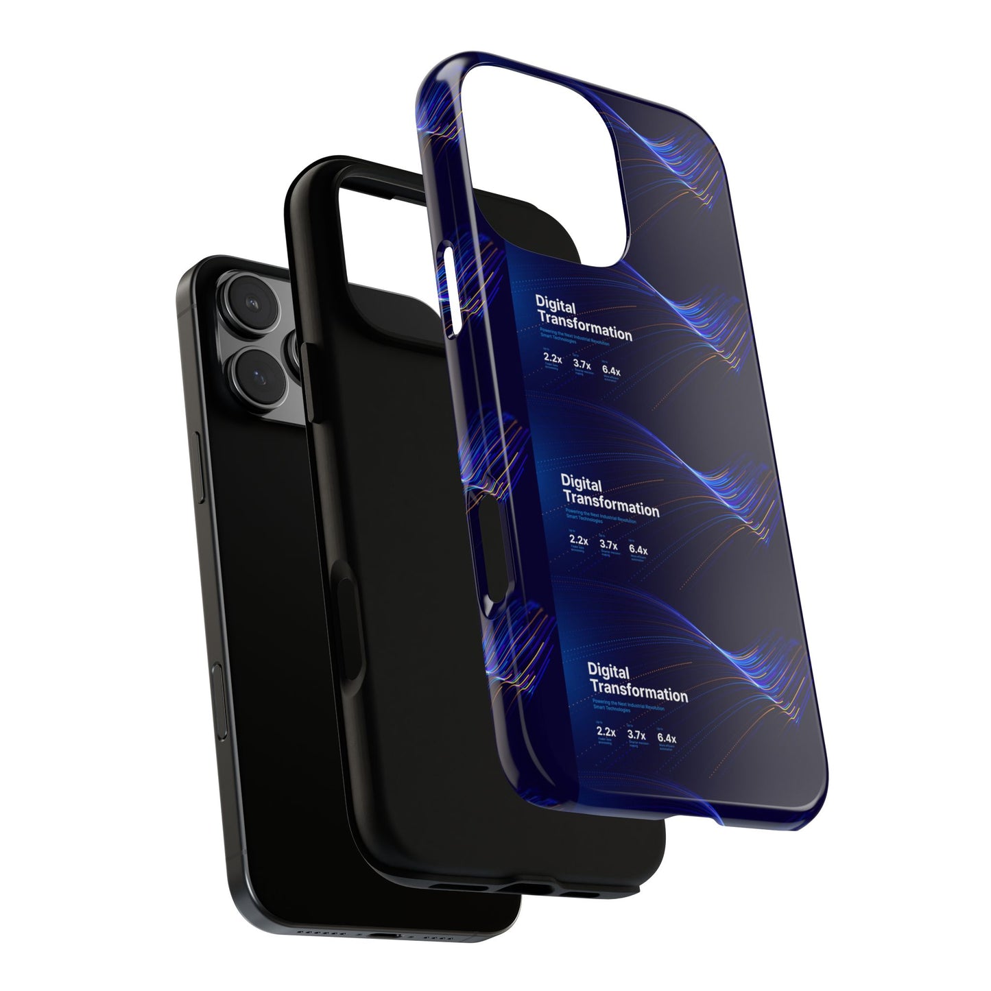 Digital Transformation Phone Case, Tough Cases for Modern Tech, Gifts for Digital Nomads, Unique Designs for Gadget Lovers, Custom [...]
