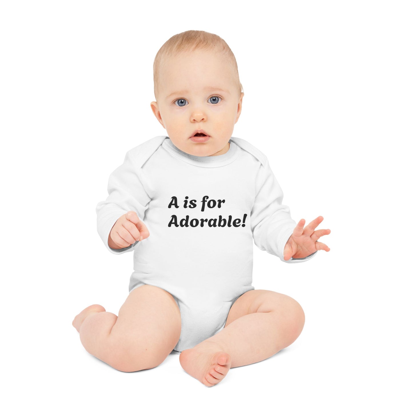 Adorable Organic Baby Bodysuit - Perfect for Newborns, Baby Showers, Eco-Friendly Gifts, Cute Outfit for Everyday