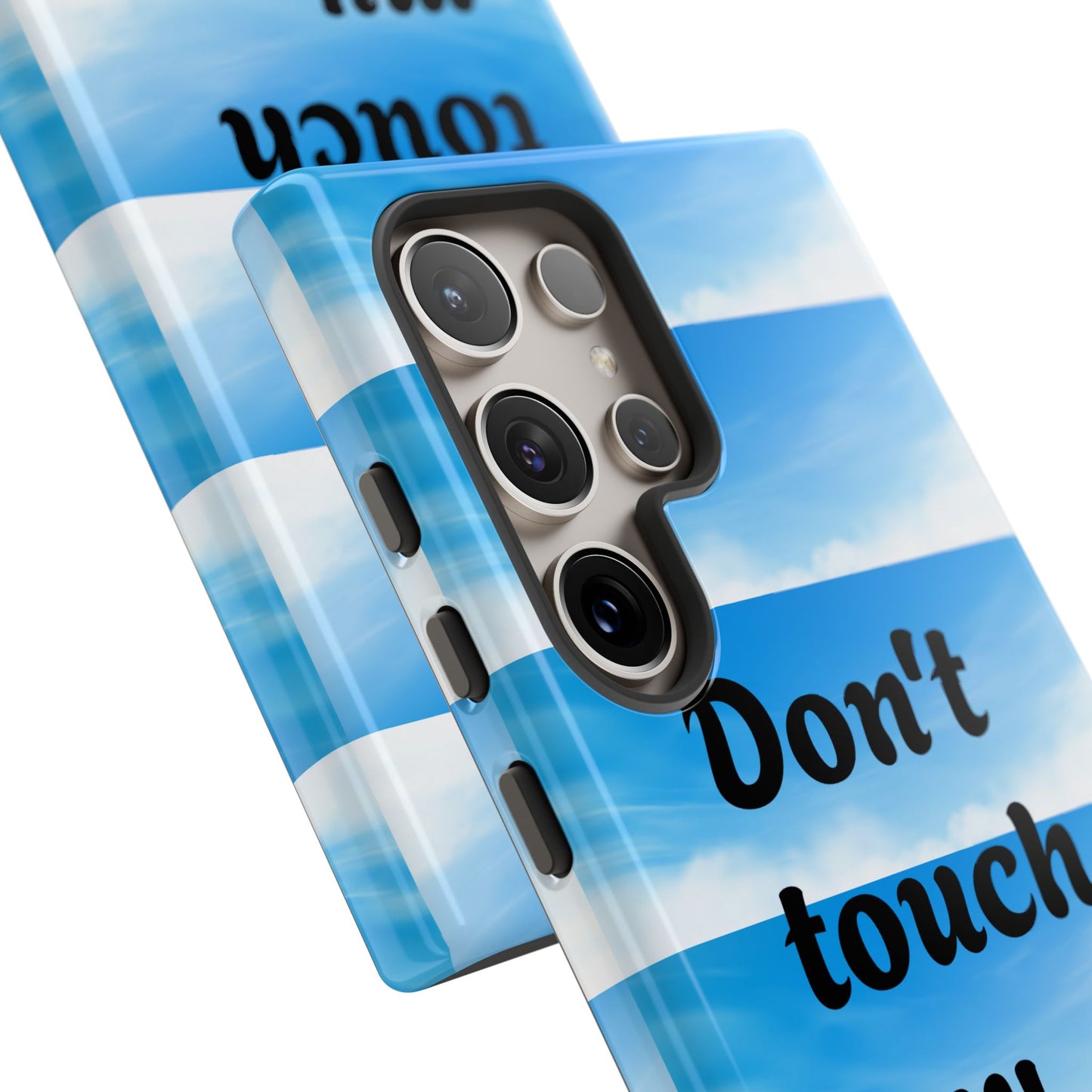 Phone Case, Quirky Phone Cover, Don't Touch My Phone Case, Gift for Teens, Trendy Accessory, Unique Phone Protection