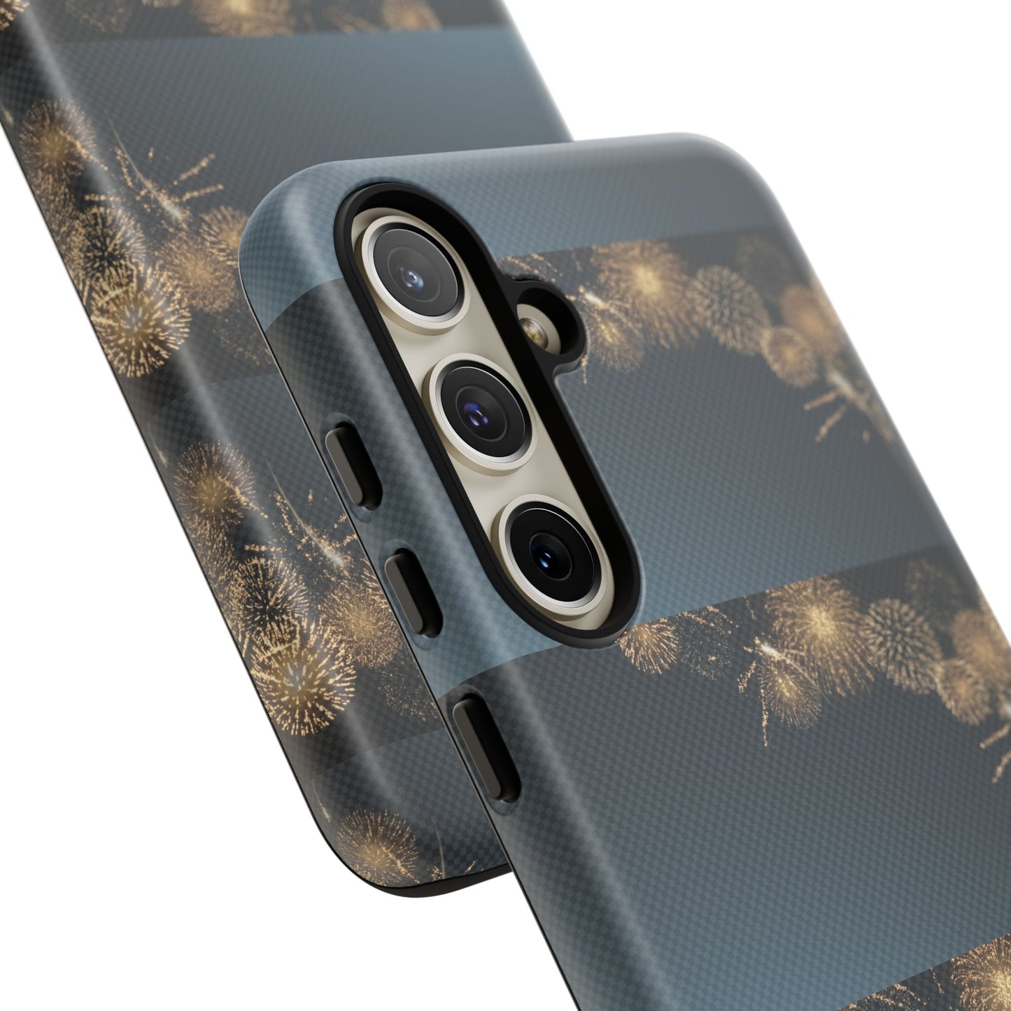 Elegant Fireworks Phone Case, Tough Phone Cover, Holiday Gift, Customizable Case, Premium Protection, Unique Design