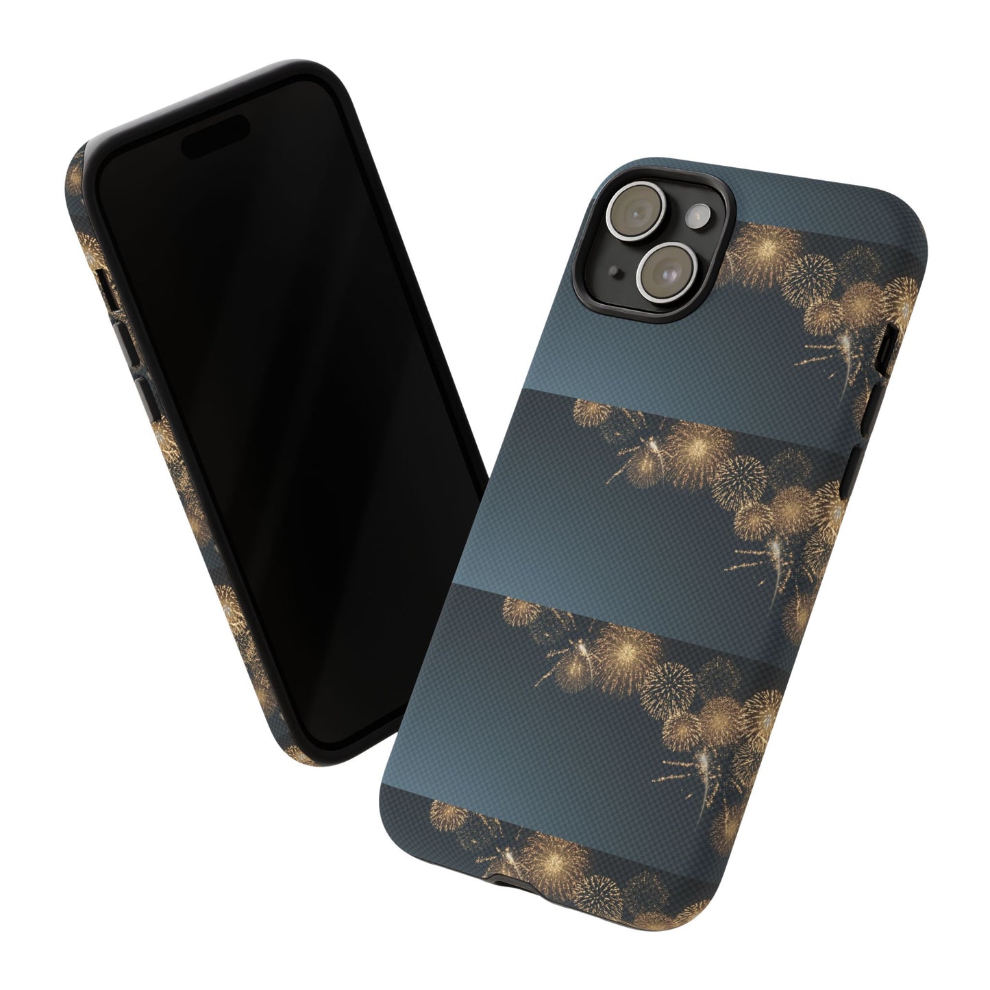 Elegant Fireworks Phone Case, Tough Phone Cover, Holiday Gift, Customizable Case, Premium Protection, Unique Design