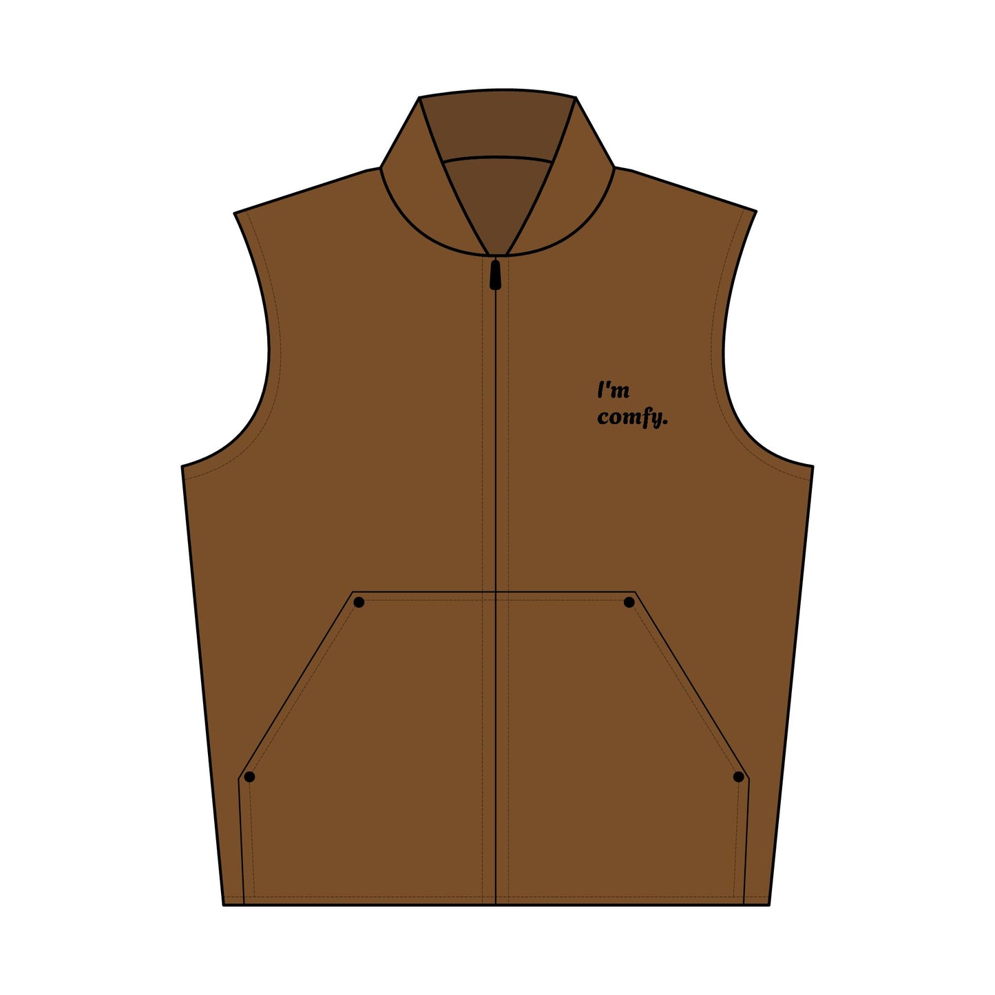 CornerStone® Unisex Washed Duck Cloth Vest (Embroidery)