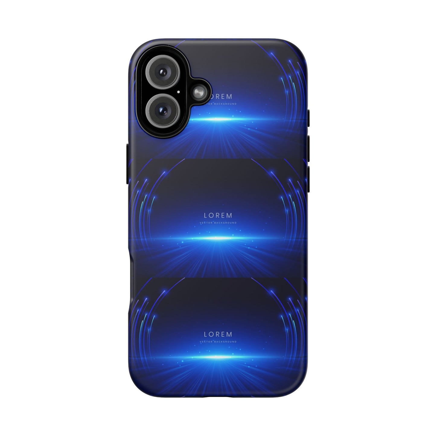 Tough Cases: Blue Lightwave Phone Case, Stylish Mobile Cover, Durable Protective Case, Gift for Tech Lovers, Trendy Gadget Accessory