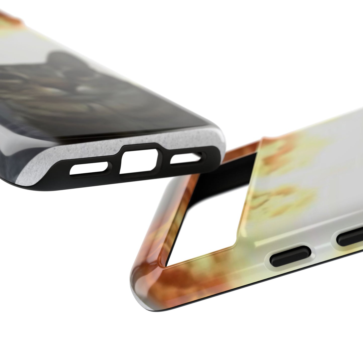 Cat-Themed Phone Case with Explosive Background, Tough Cases for Pet Lovers, Unique Gift for Cat Owners, Funny Animal Accessories, [...]