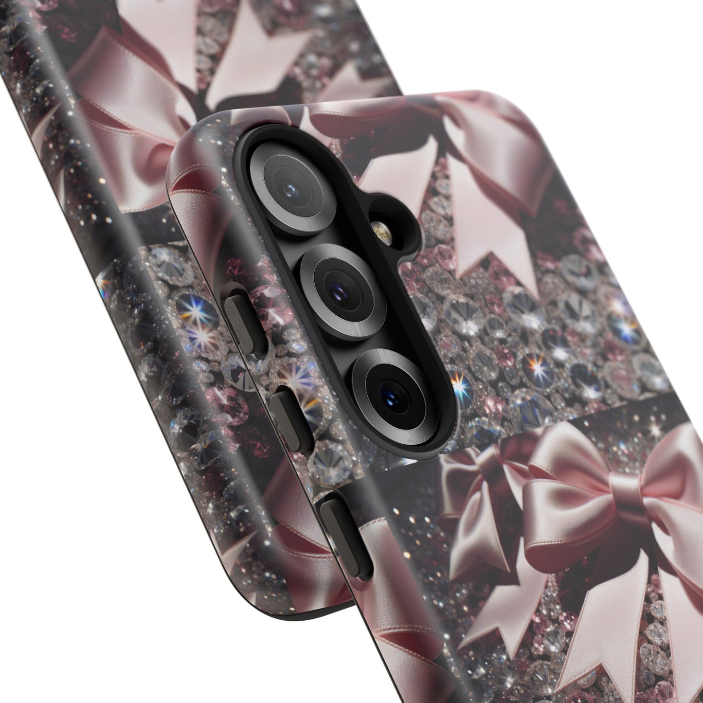 Sparkling Glam Phone Case, Tough Cases, Gift for Her, Stylish Cell Phone Accessories, Blinged Out Designs, Holiday Gifts
