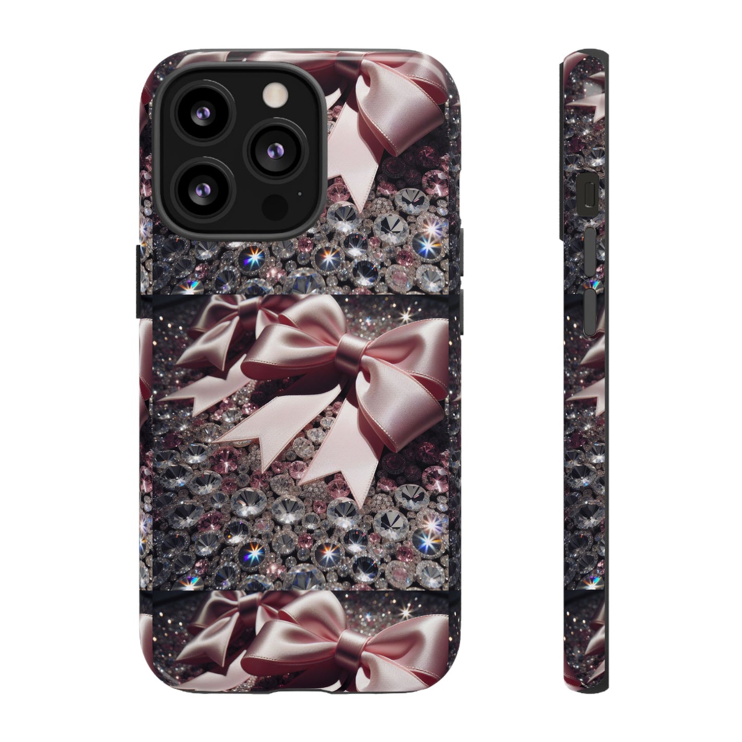 Sparkling Glam Phone Case, Tough Cases, Gift for Her, Stylish Cell Phone Accessories, Blinged Out Designs, Holiday Gifts