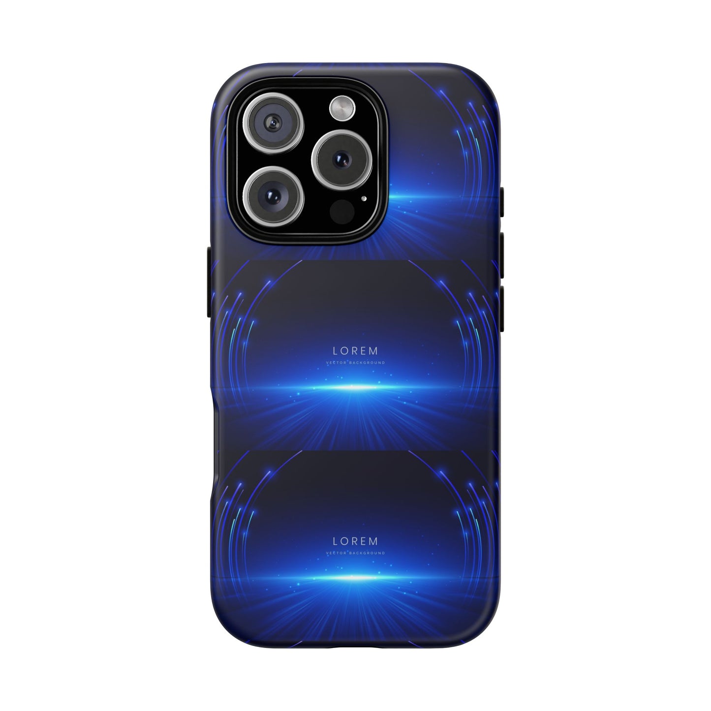 Tough Cases: Blue Lightwave Phone Case, Stylish Mobile Cover, Durable Protective Case, Gift for Tech Lovers, Trendy Gadget Accessory