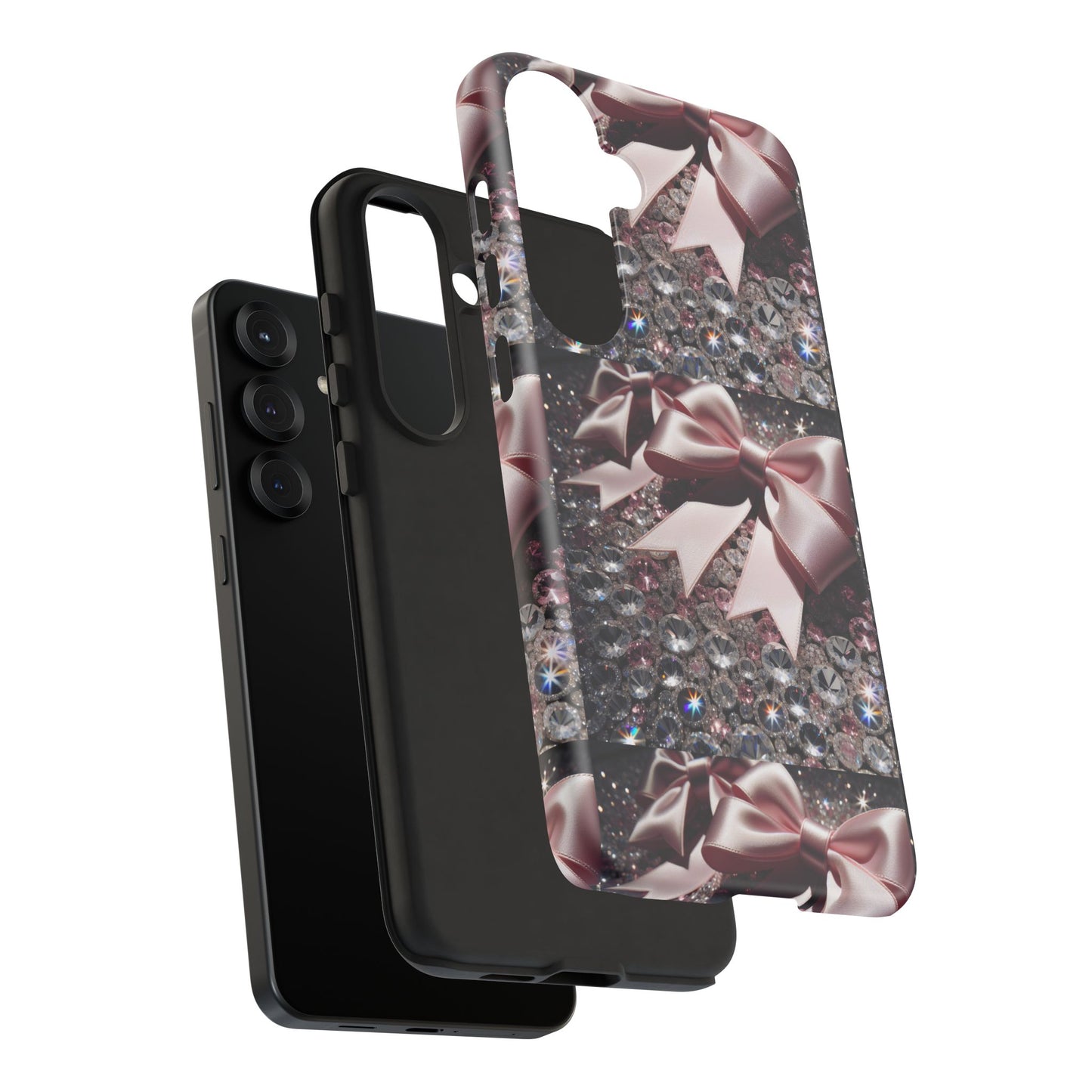 Sparkling Glam Phone Case, Tough Cases, Gift for Her, Stylish Cell Phone Accessories, Blinged Out Designs, Holiday Gifts