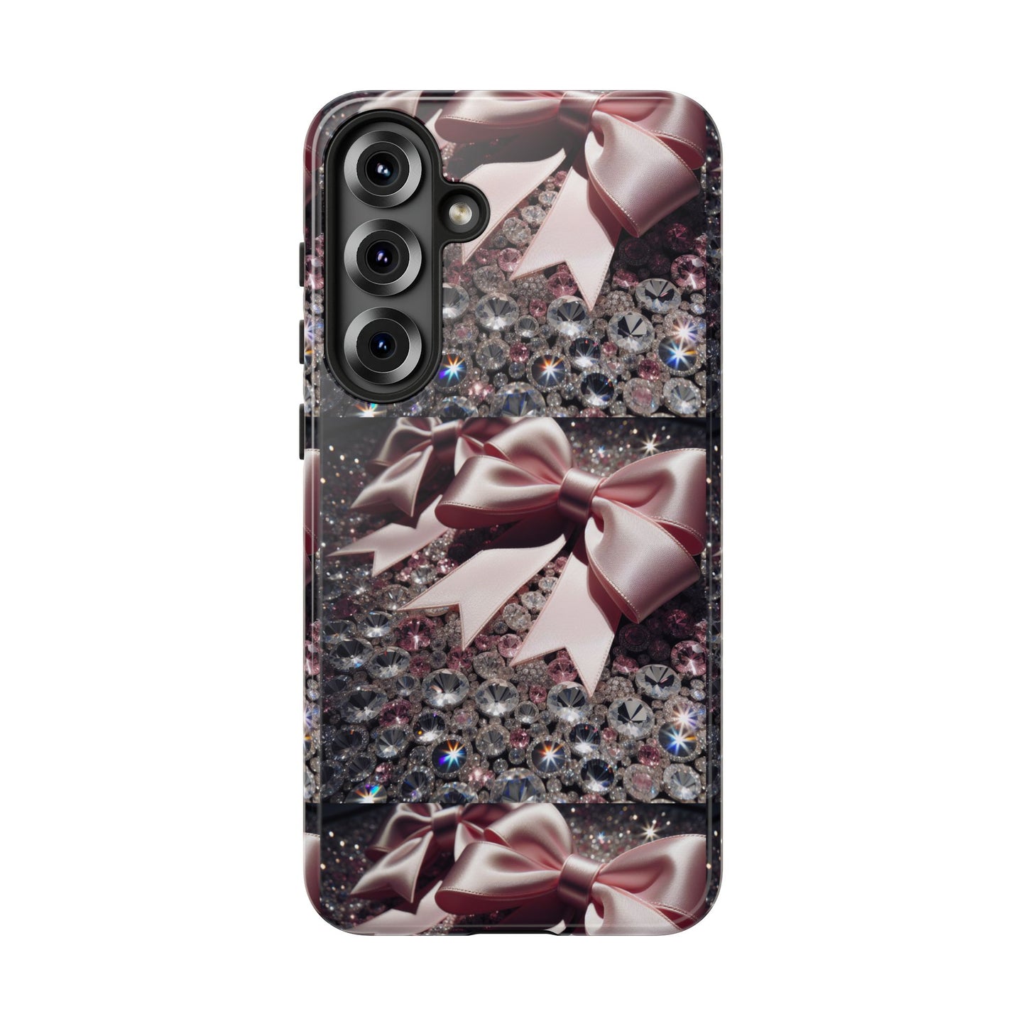 Sparkling Glam Phone Case, Tough Cases, Gift for Her, Stylish Cell Phone Accessories, Blinged Out Designs, Holiday Gifts