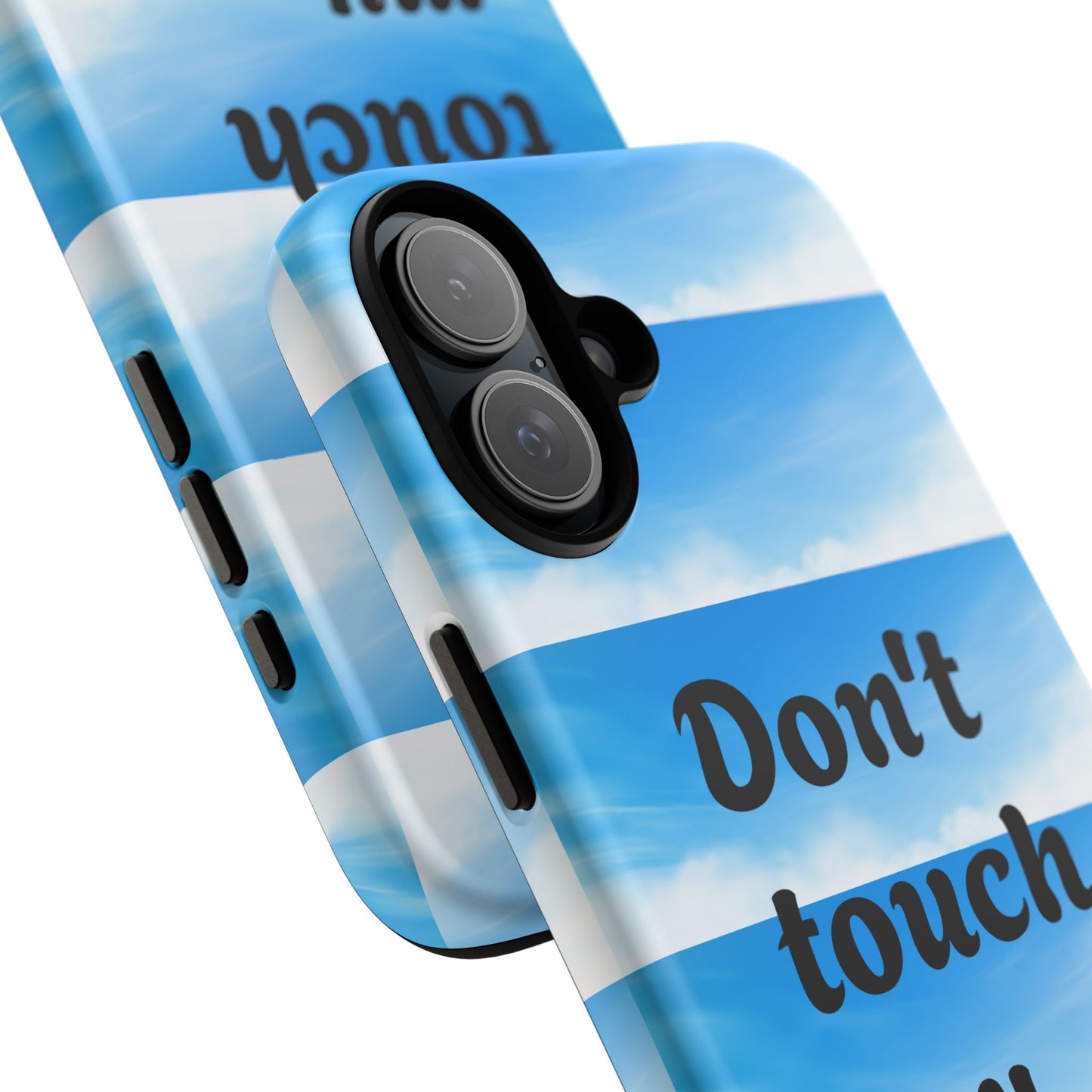 Phone Case, Quirky Phone Cover, Don't Touch My Phone Case, Gift for Teens, Trendy Accessory, Unique Phone Protection