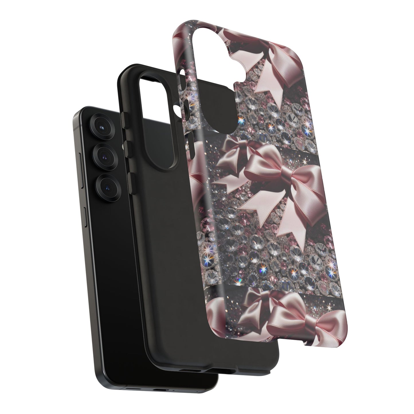 Sparkling Glam Phone Case, Tough Cases, Gift for Her, Stylish Cell Phone Accessories, Blinged Out Designs, Holiday Gifts