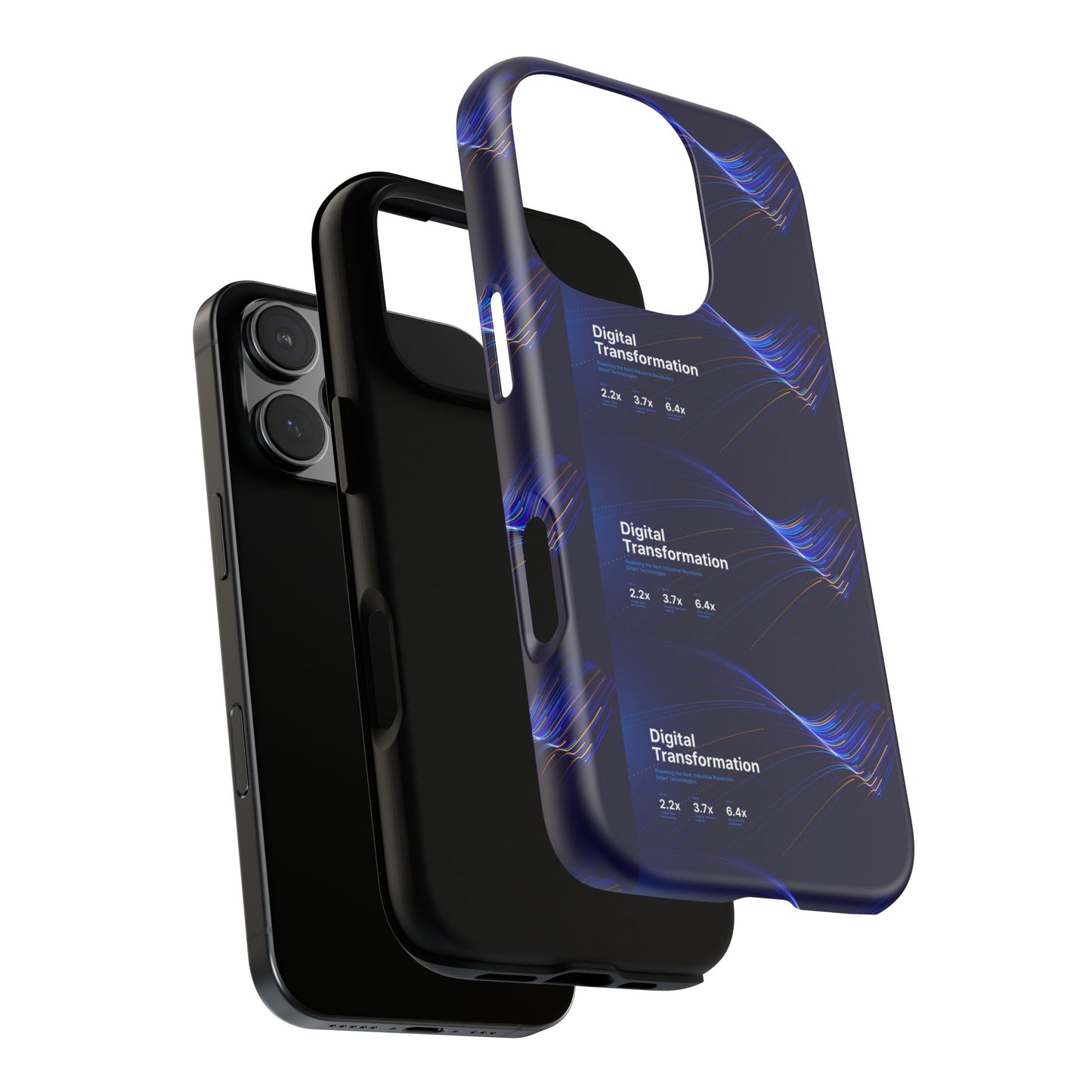 Digital Transformation Phone Case, Tough Cases for Modern Tech, Gifts for Digital Nomads, Unique Designs for Gadget Lovers, Custom [...]