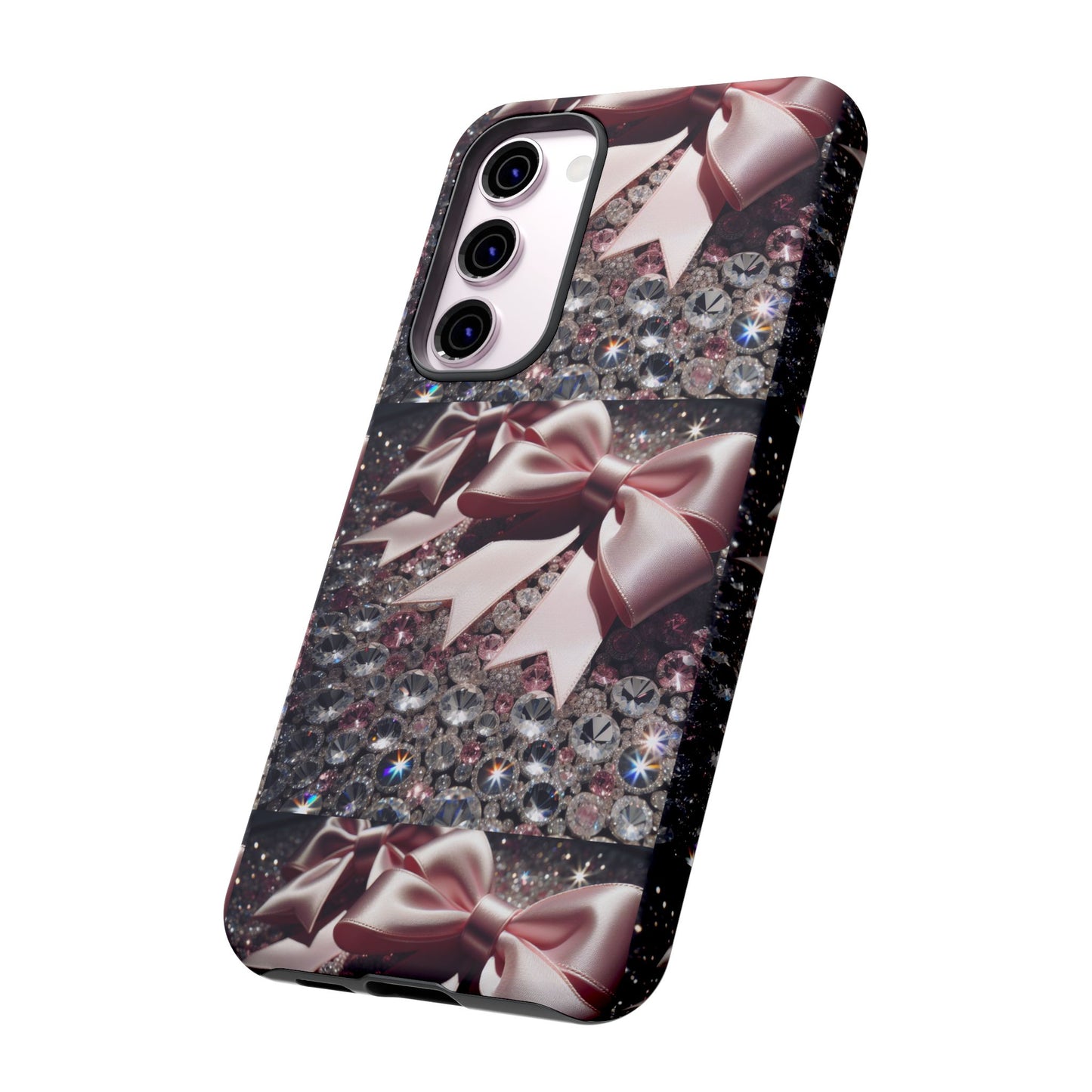 Sparkling Glam Phone Case, Tough Cases, Gift for Her, Stylish Cell Phone Accessories, Blinged Out Designs, Holiday Gifts