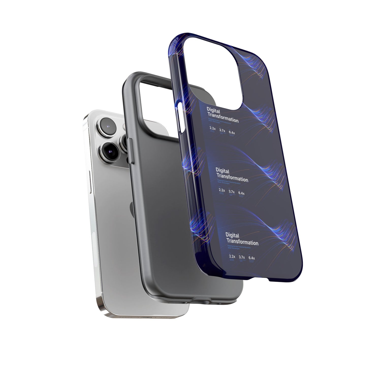 Digital Transformation Phone Case, Tough Cases for Modern Tech, Gifts for Digital Nomads, Unique Designs for Gadget Lovers, Custom [...]