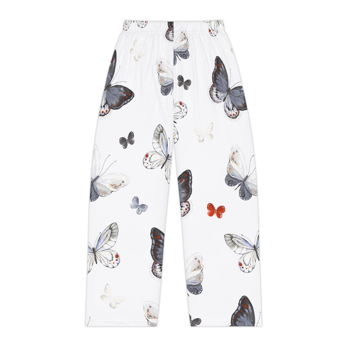 Butterfly Dreams Women's Pajama Pants, Cozy Sleepwear, Cute loungewear, Butterfly Print Pajama Trousers, Gift for Her