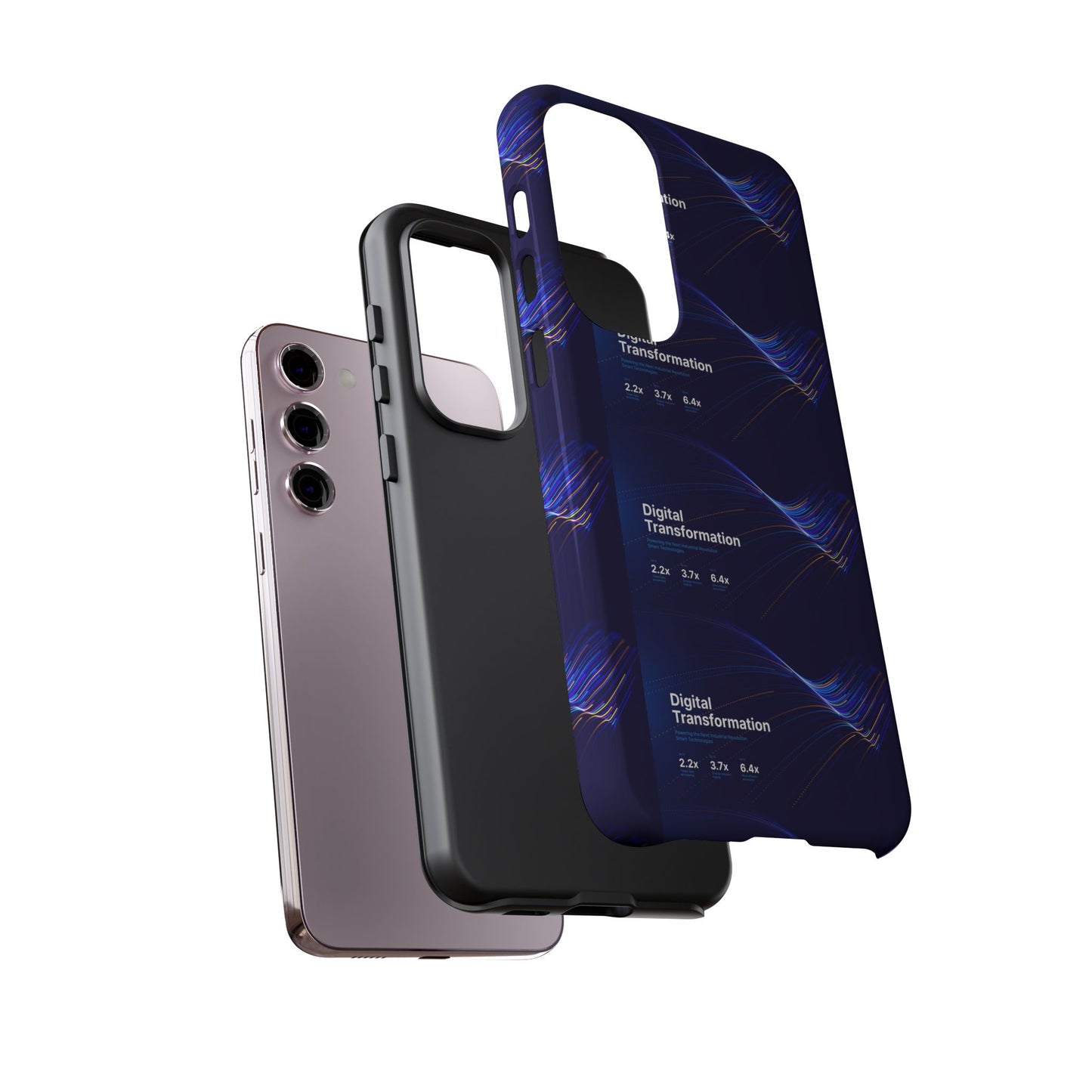 Digital Transformation Phone Case, Tough Cases for Modern Tech, Gifts for Digital Nomads, Unique Designs for Gadget Lovers, Custom [...]