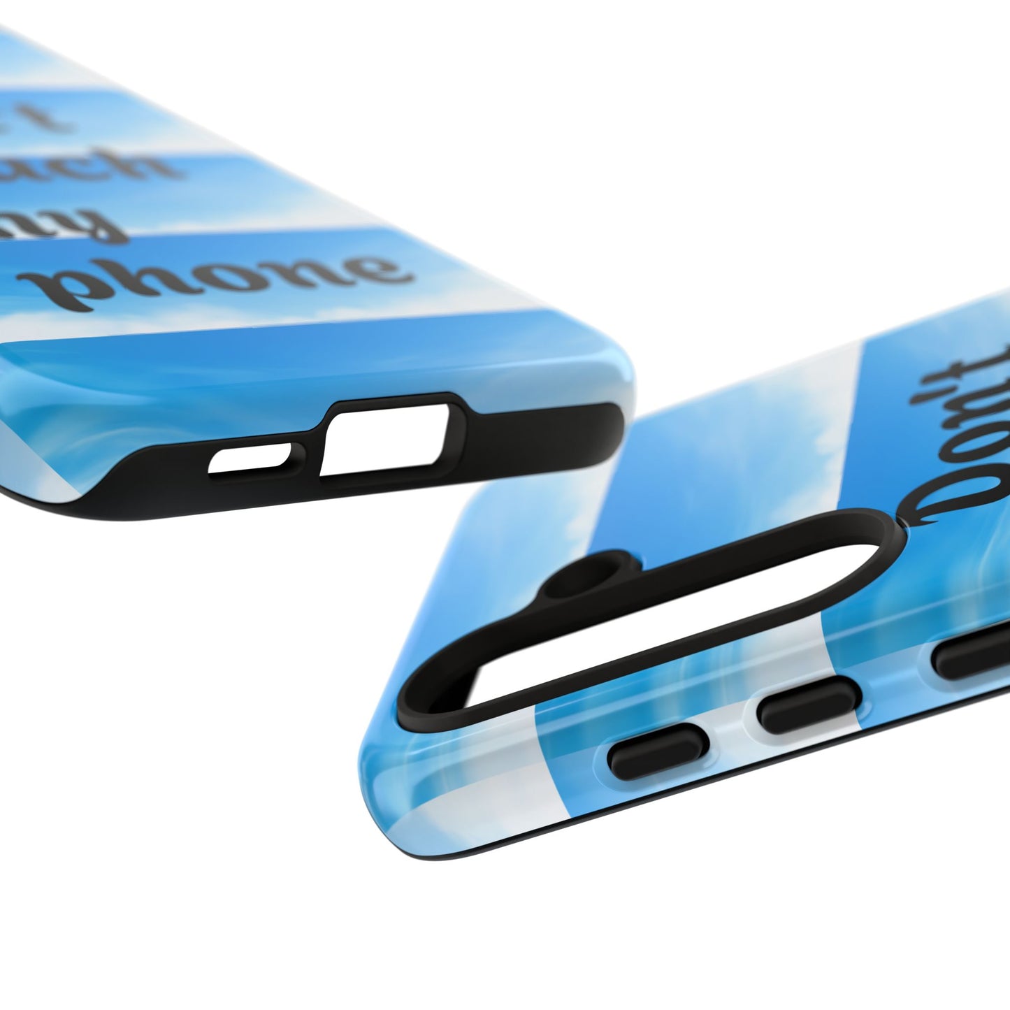 Phone Case, Quirky Phone Cover, Don't Touch My Phone Case, Gift for Teens, Trendy Accessory, Unique Phone Protection