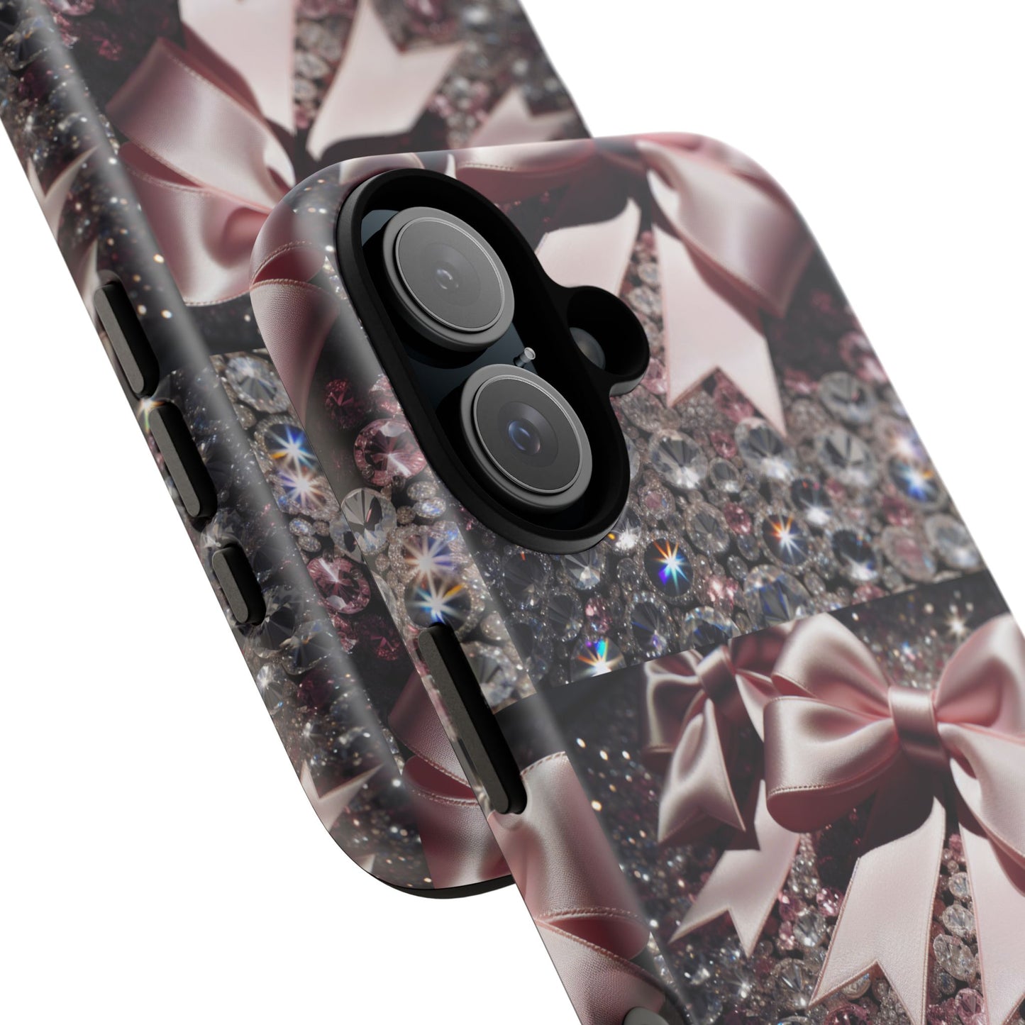 Sparkling Glam Phone Case, Tough Cases, Gift for Her, Stylish Cell Phone Accessories, Blinged Out Designs, Holiday Gifts