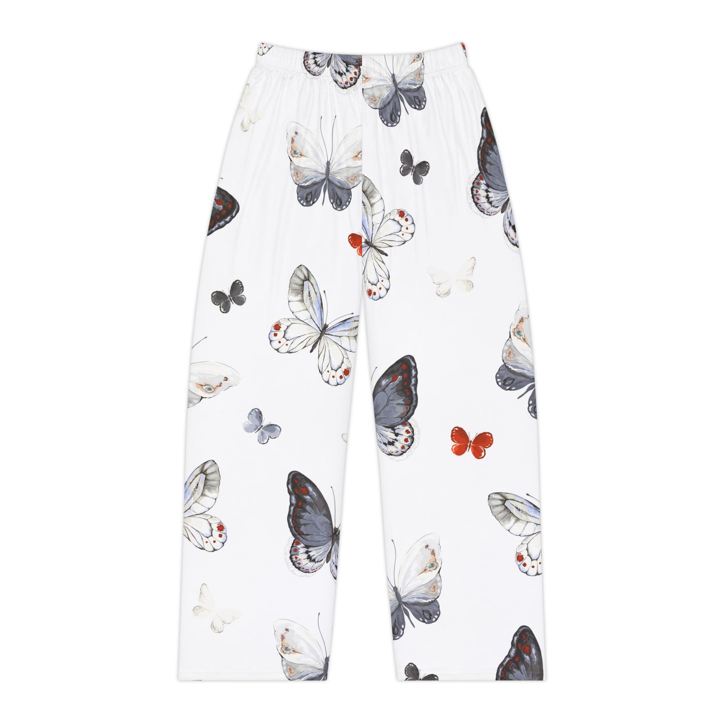 Butterfly Dreams Women's Pajama Pants, Cozy Sleepwear, Cute loungewear, Butterfly Print Pajama Trousers, Gift for Her