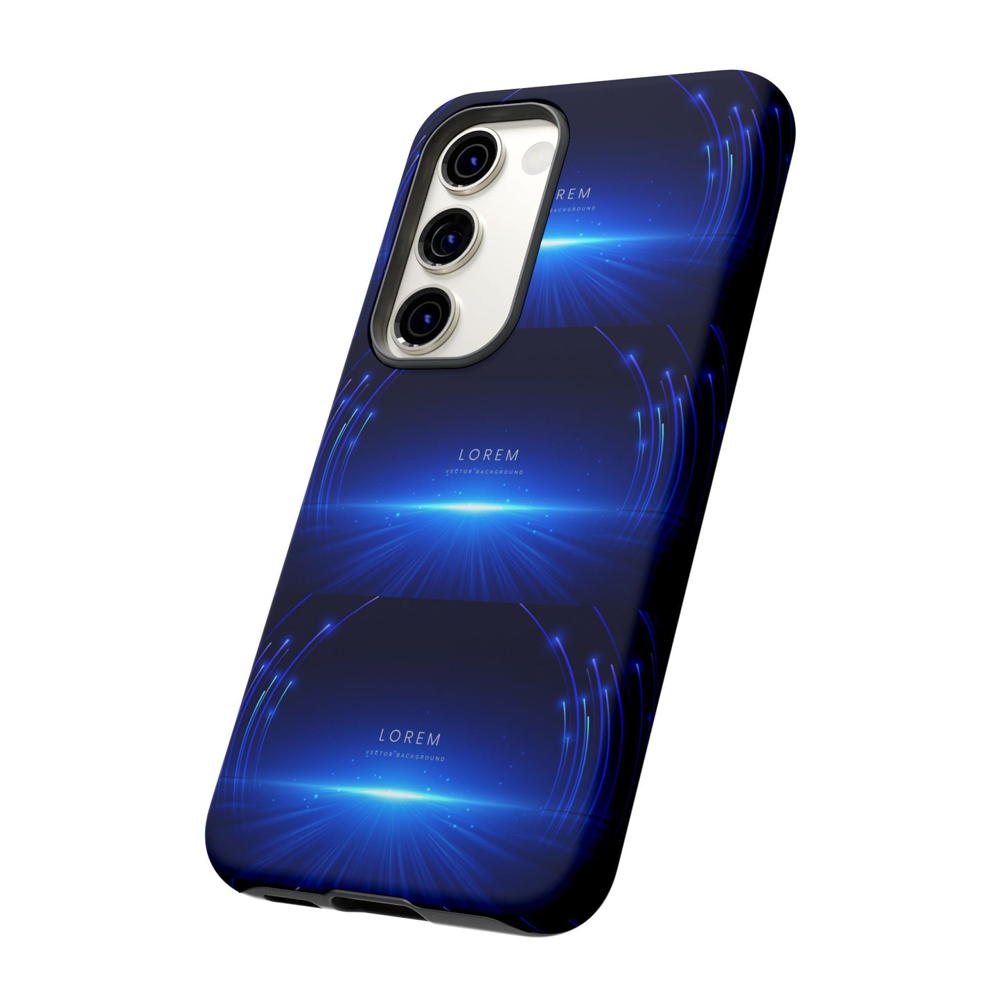 Tough Cases: Blue Lightwave Phone Case, Stylish Mobile Cover, Durable Protective Case, Gift for Tech Lovers, Trendy Gadget Accessory