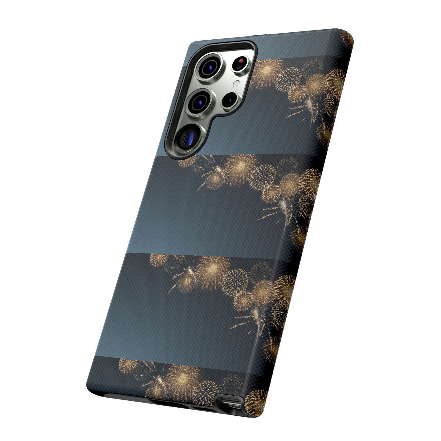 Elegant Fireworks Phone Case, Tough Phone Cover, Holiday Gift, Customizable Case, Premium Protection, Unique Design