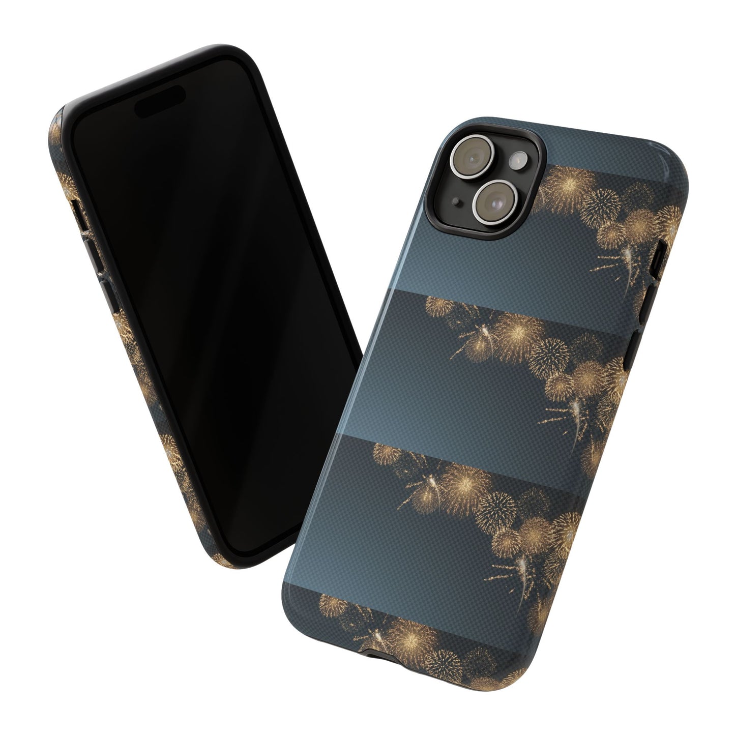 Elegant Fireworks Phone Case, Tough Phone Cover, Holiday Gift, Customizable Case, Premium Protection, Unique Design