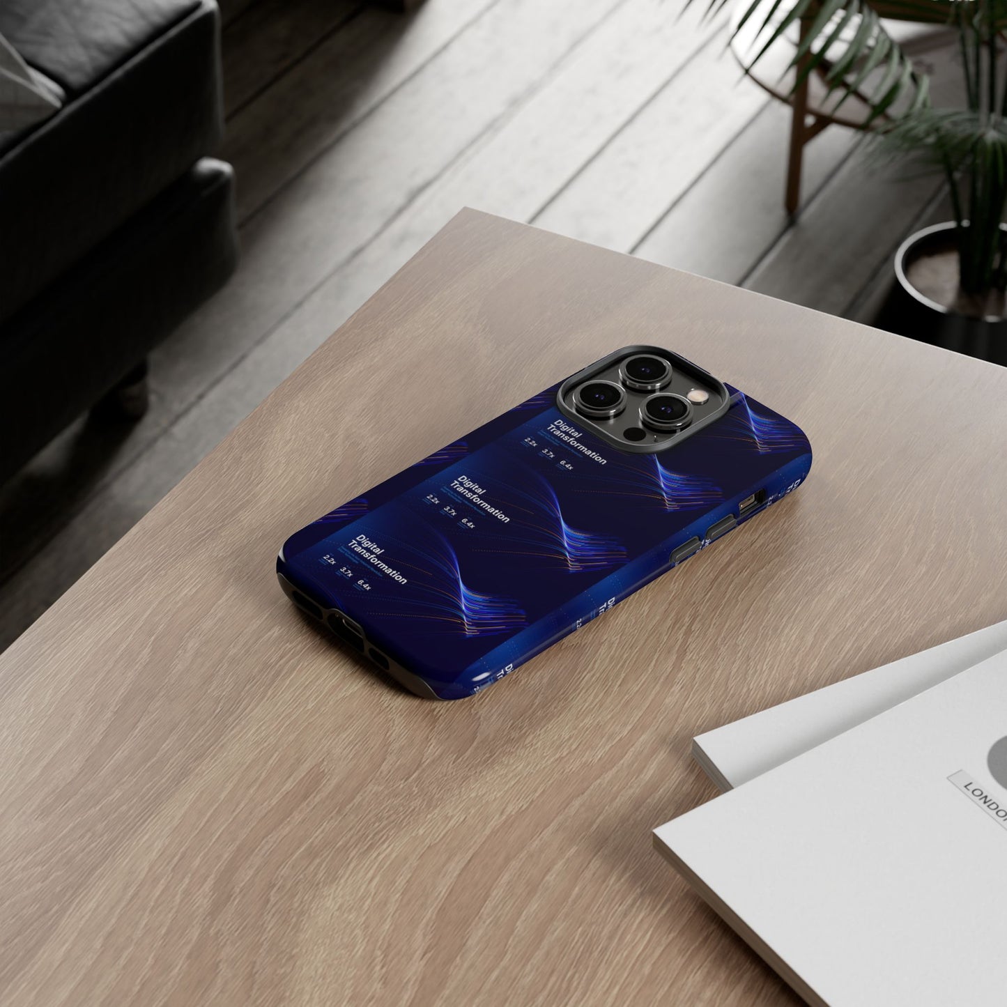 Digital Transformation Phone Case, Tough Cases for Modern Tech, Gifts for Digital Nomads, Unique Designs for Gadget Lovers, Custom [...]